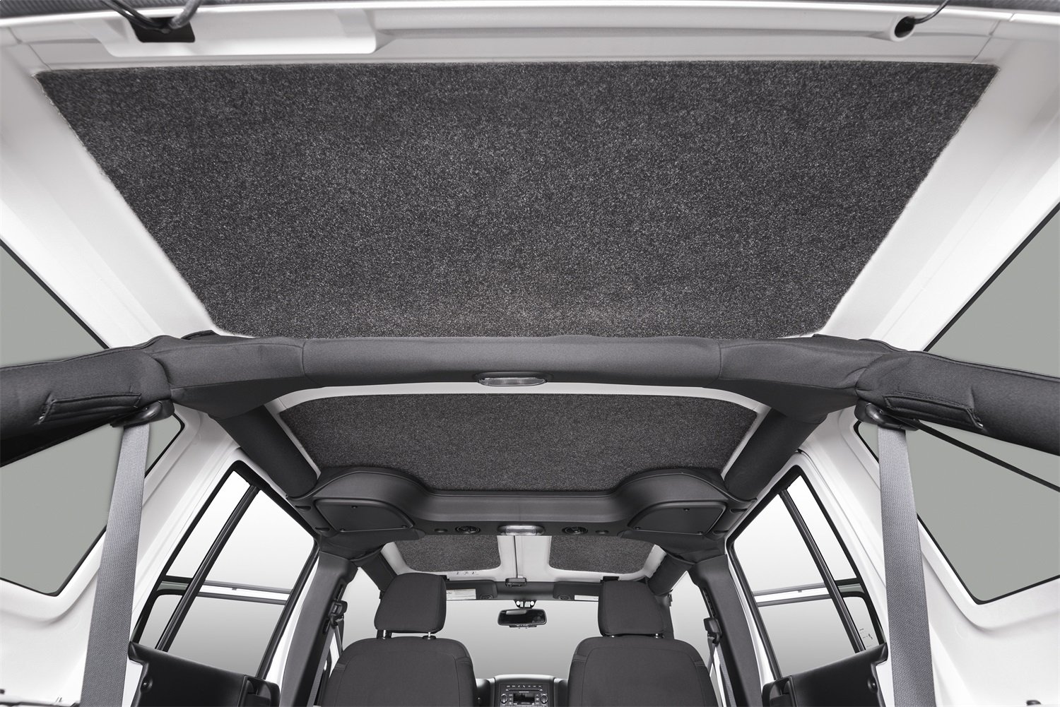 Bedrug Jeep Headliner for 2018-2023 Jeep Wrangler JL Unlimited 4 Door - Custom Cut Grey 4-Piece Set | Premium Interior Upgrade for Off-Road & Daily Driving