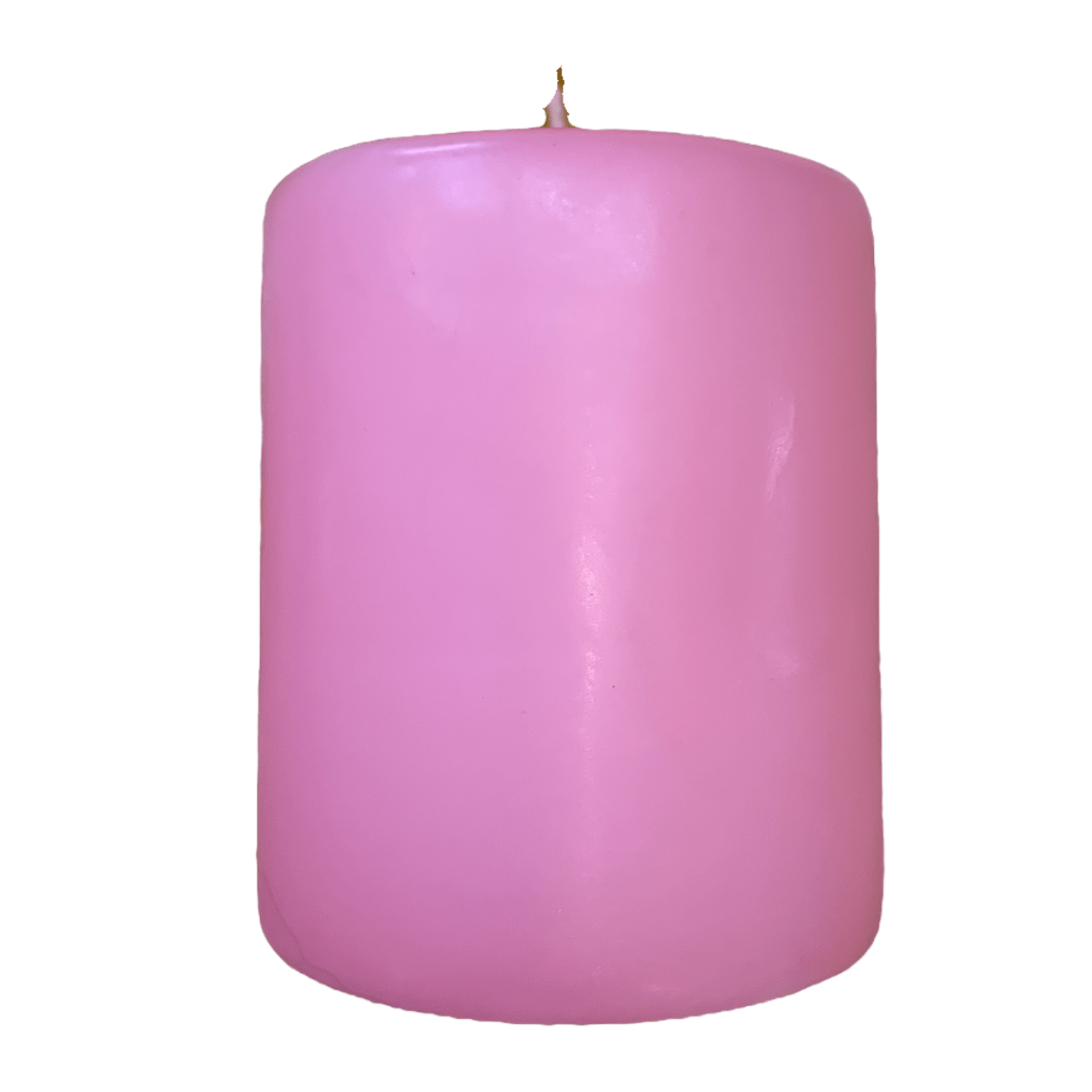 Soft Pink Pillar Candle 75mm - Premium Scented Decorative Candles for Home, Wedding & Romantic Dinner Ambiance