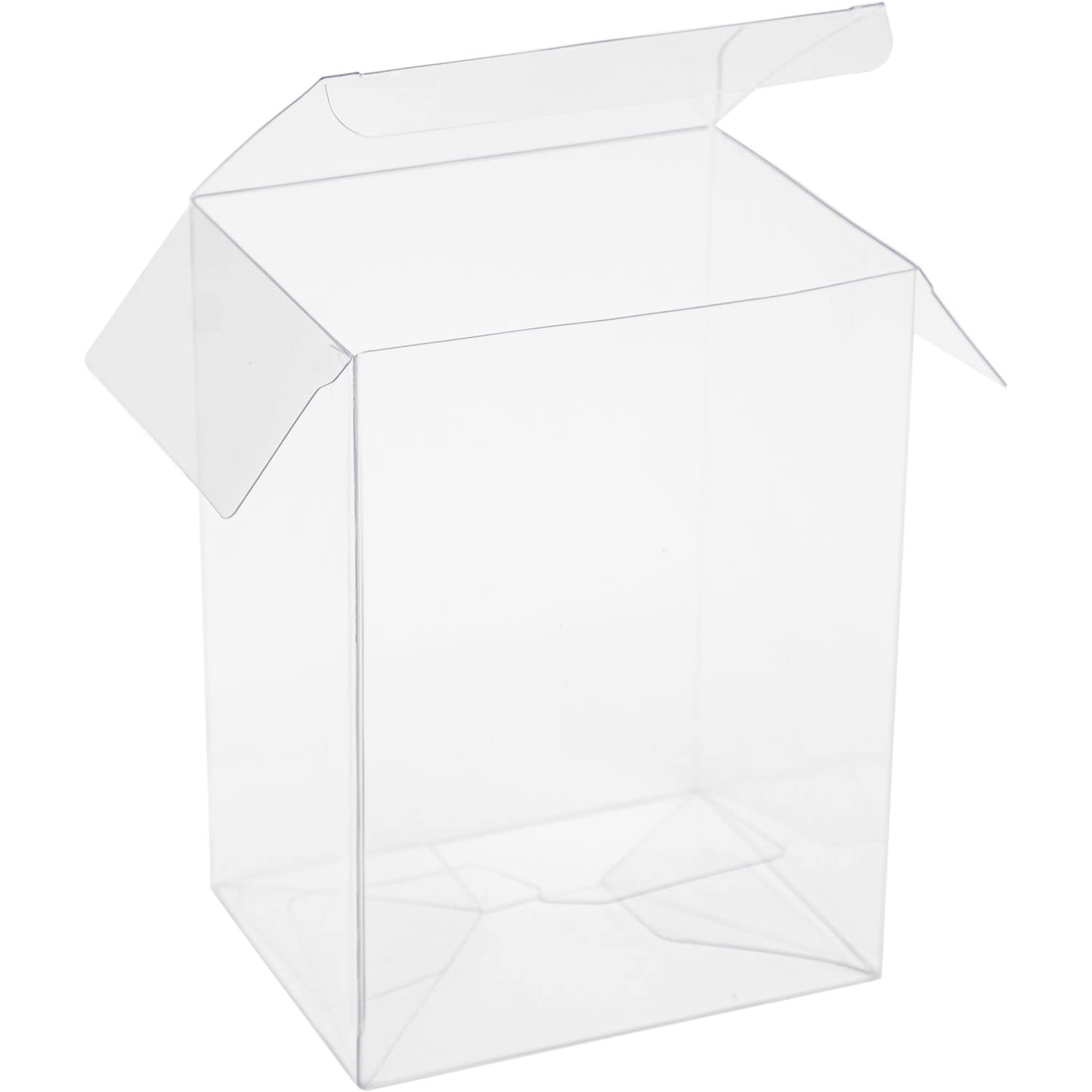 Pop Protector Case Compatible with 4 Inch Funko Pop Vinyl Figures, (20 Pack) Clear Plastic Box for Figurine Storage