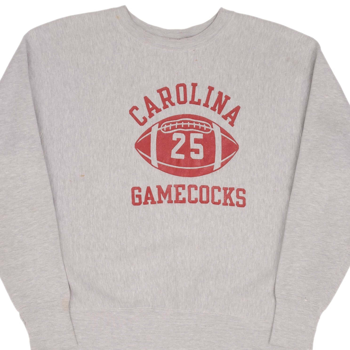 Vintage Champion Carolina Gamecocks Reverse Weave Sweatshirt 1970s Large Made in USA - Retro College Sports Fan Gift & Game Day Outfit