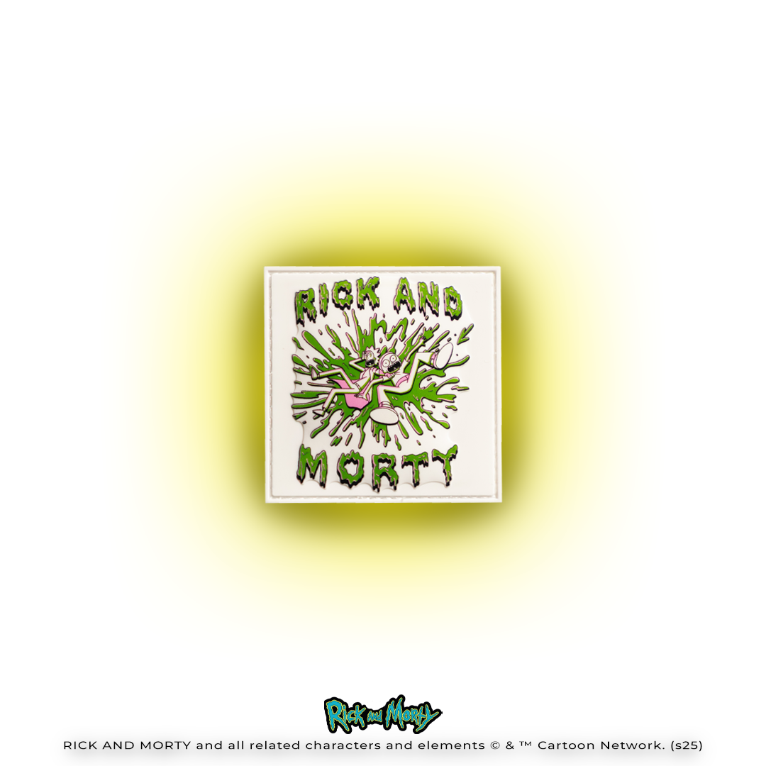 Rick and Morty Embroidered Iron-On Patch - Cartoon TV Show Merchandise for Jackets, Backpacks & DIY Crafts | Perfect for Cosplay, Gifts & Fan Collections