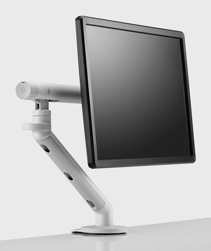 Dual Monitor Mount Stand for Computer Screens - Adjustable Ergonomic VESA Desk Clamp for Home Office & Gaming Setup (CBS Flo Model)