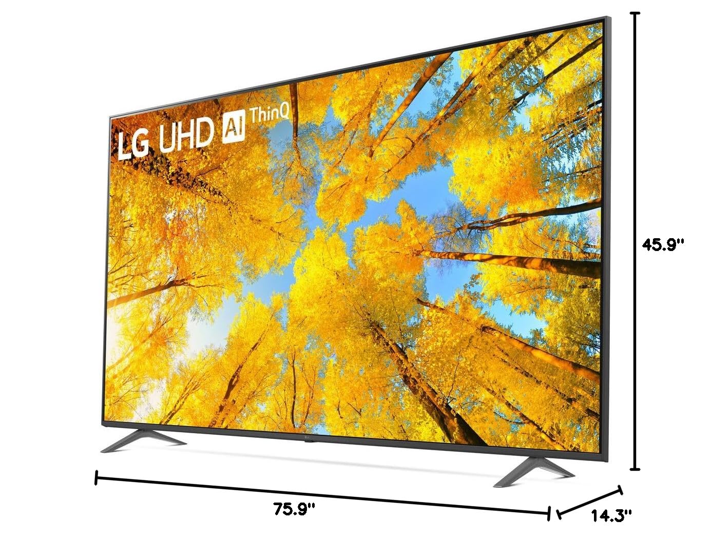 LG UQ7590PUD 86-inch 4K UHD HDR Smart LED TV with AI ThinQ, Built-in Streaming Apps & Movies Pack - Perfect for Home Theater, Gaming & Entertainment