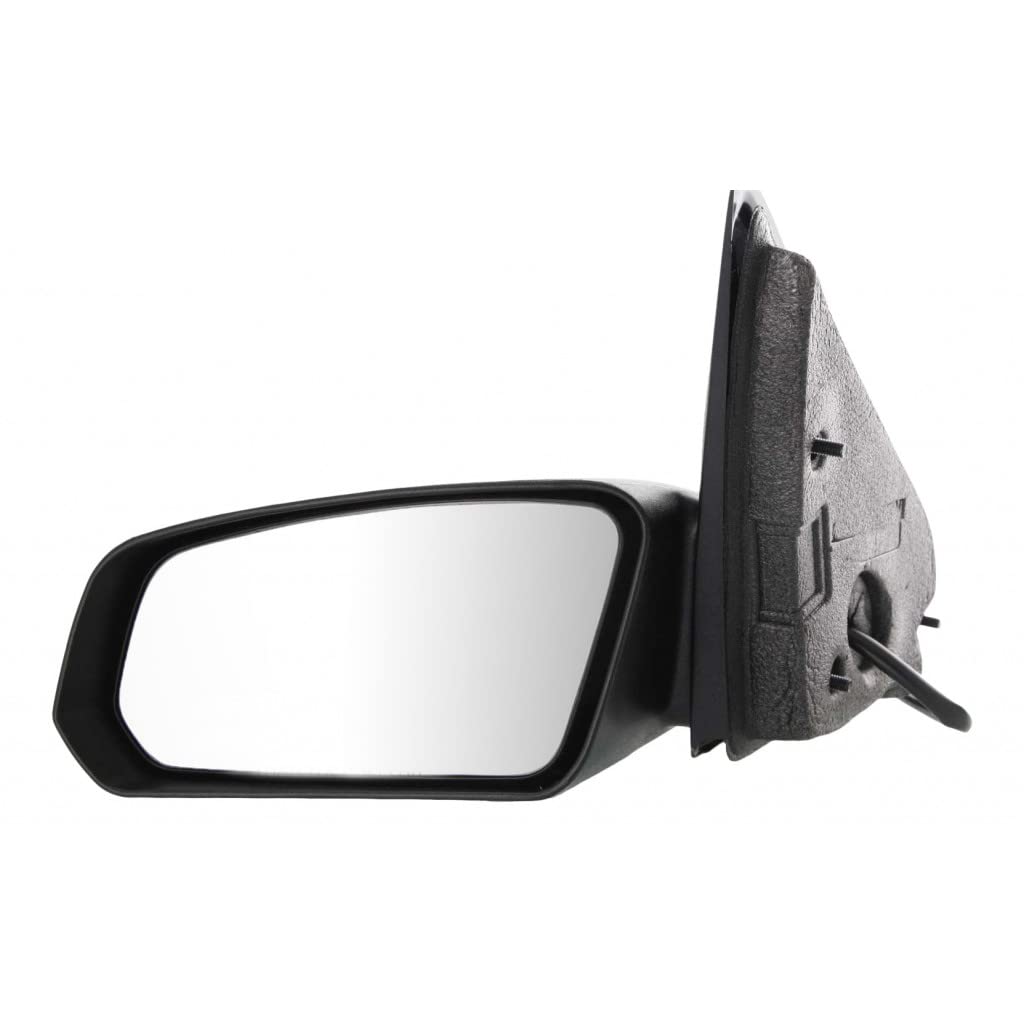 2003-2007 Saturn Ion Driver Side Power Door Mirror Replacement - Textured Black Non-Heated Non-Folding for Sedan (Fits 2003-2007 Models, Replaces OEM# 22726680 & GM1320267) | Perfect for Parking Safety & Side Visibility