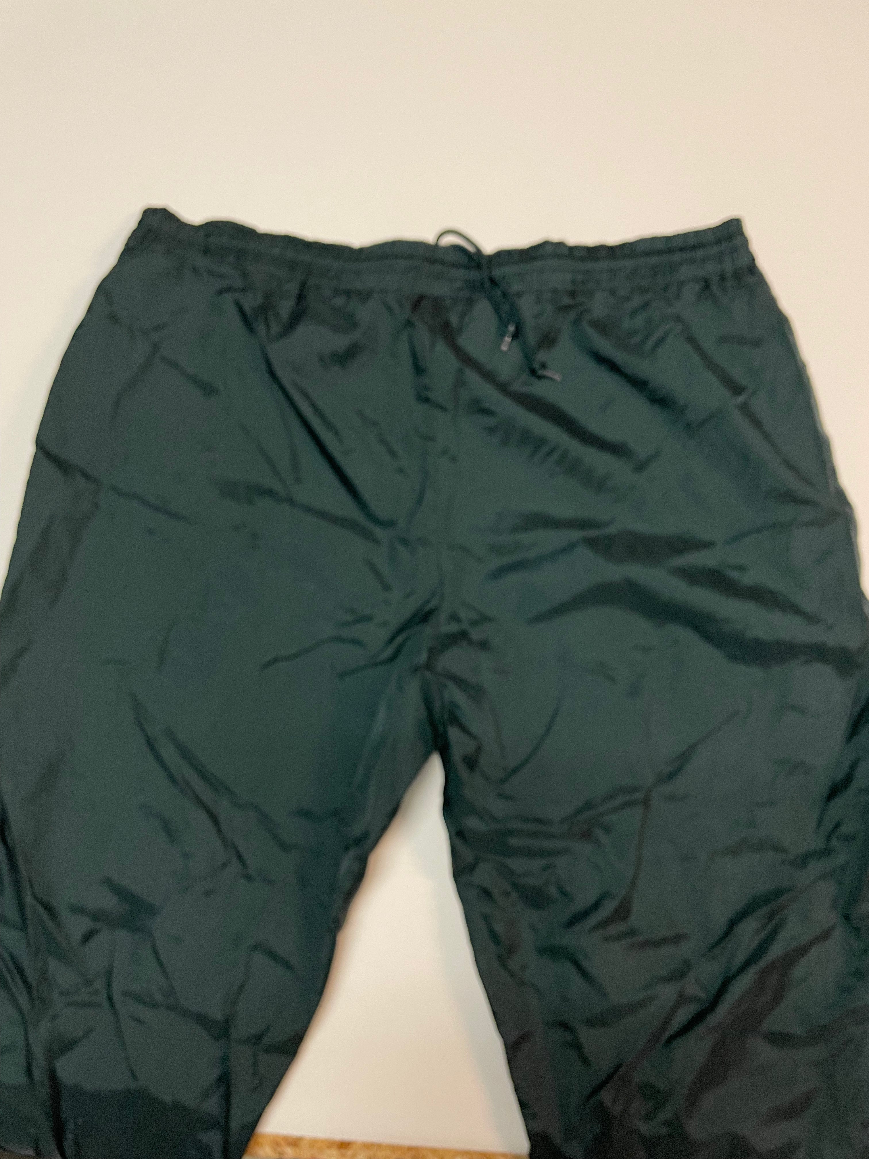 Reebok Vintage Track Pants - Nylon Water-Resistant Joggers, Baggy Fit Style #8791 | Perfect for Casual Wear, Gym, and Street Fashion