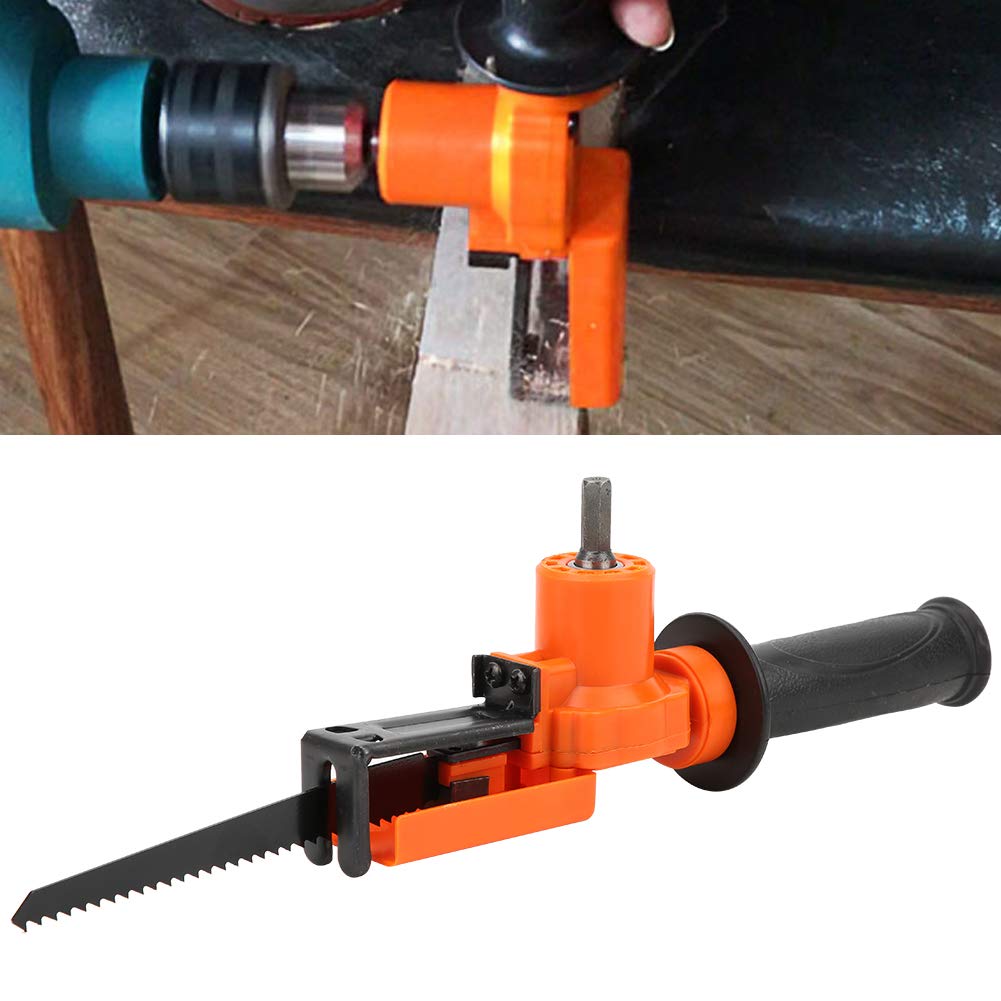 Hilitand Electric Drill Reciprocating Saw Adapter - High Speed 800-1500 RPM Woodworking Tool for DIY Projects, Home Renovation & Carpentry Work