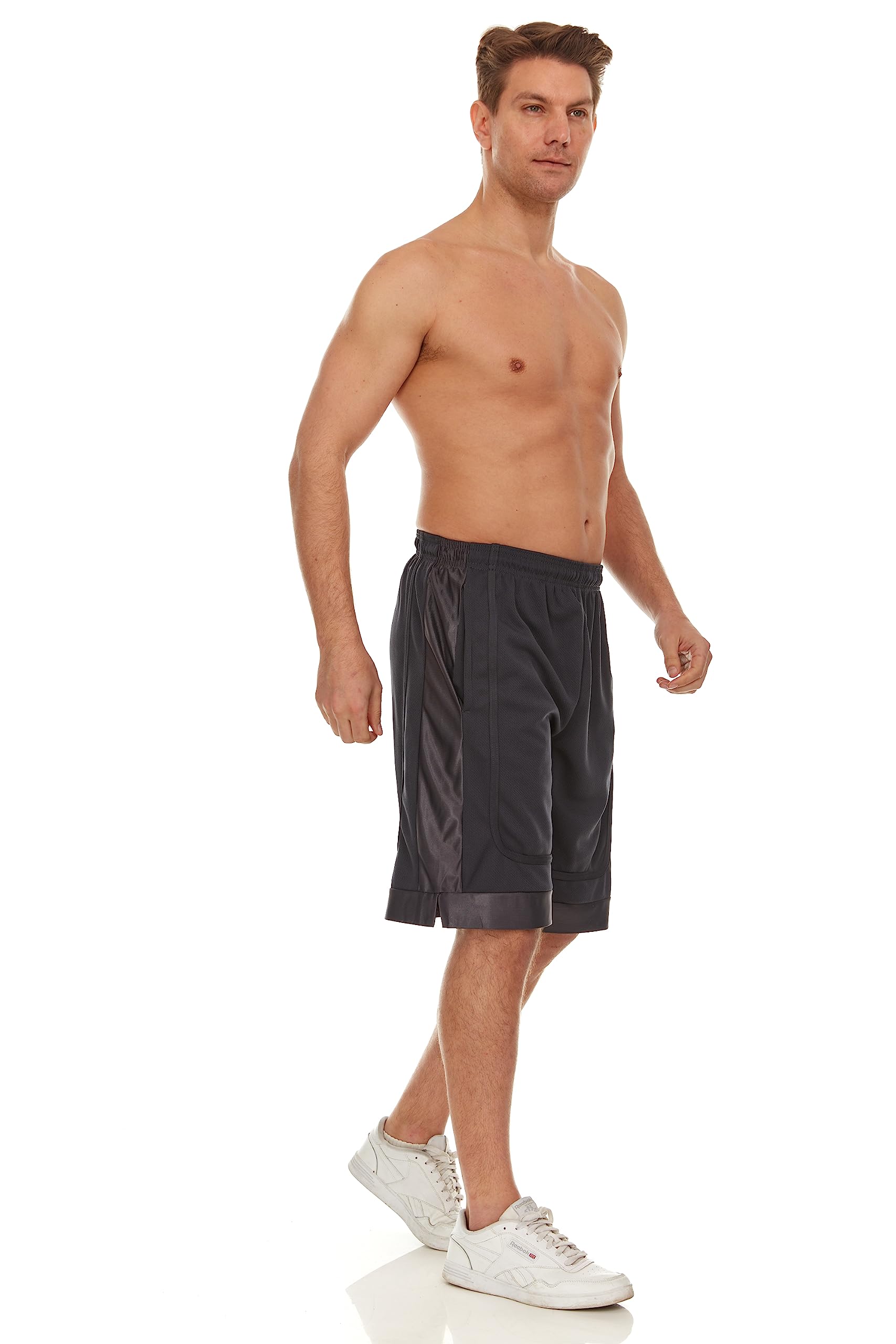 **Men's Basketball Shorts with Pockets - 4 Pack Athletic Performance Gym Shorts for Running, Training & Casual Wear**    *(Optimized for Google SEO, translated to English, and includes usage scenarios: Running, Training & Casual Wear.)*