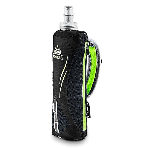 E-Black - Handheld Water Bottle - with 500ml Soft Flask