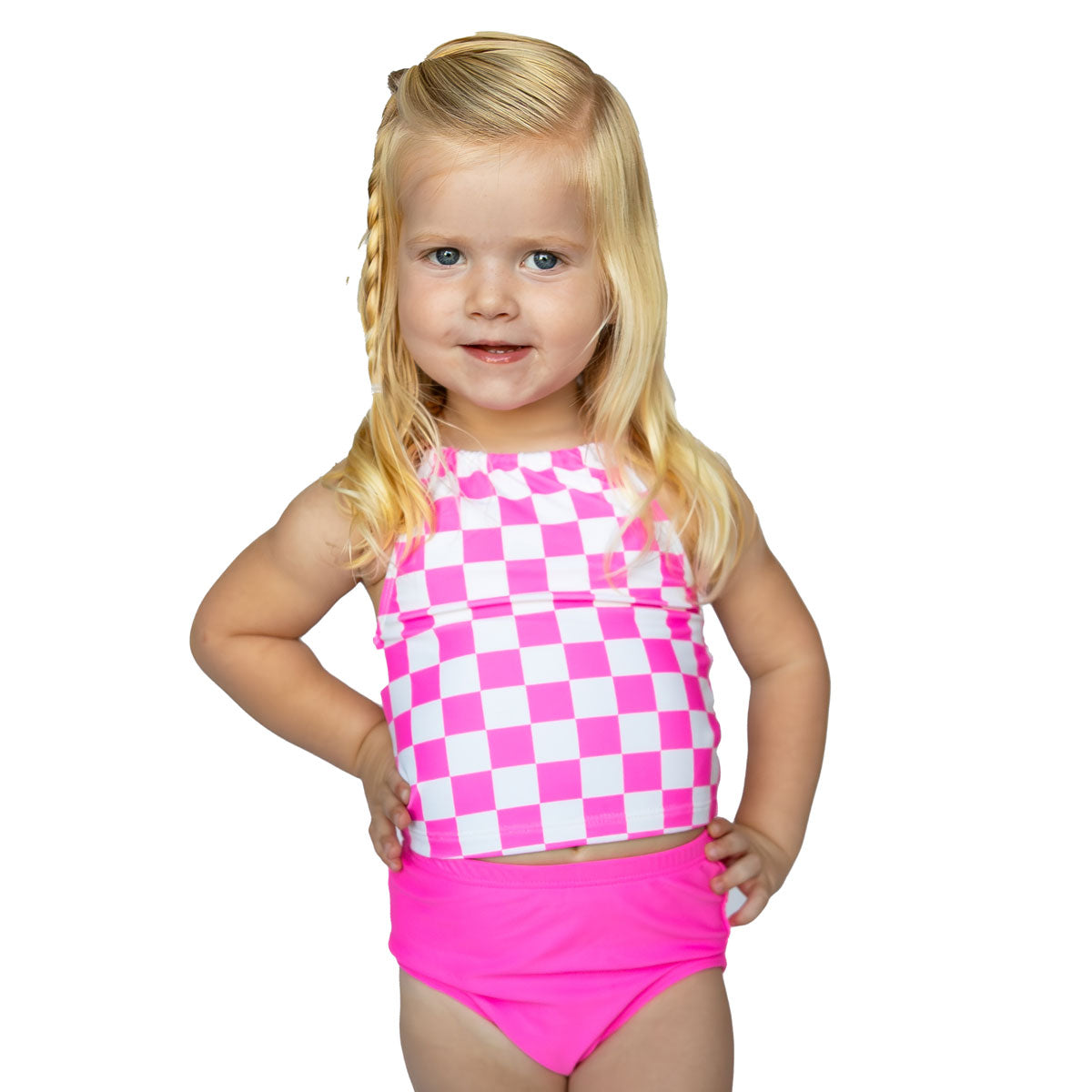 Original High Waist Leggings for Girls - Comfortable Stretchy Yoga Pants for School, Sports & Playtime