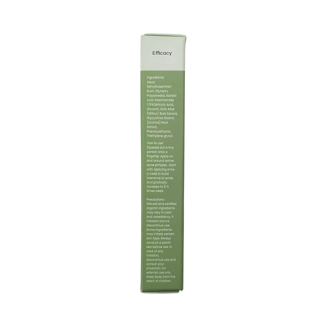 Earth Rhythm On Spot Acne Treatment Gel with Salicylic Acid, Niacinamide & Azelaic Acid - 15g | Pimple Clearing Gel for Men & Women | Face & Body Acne Solution for Oily & Sensitive Skin