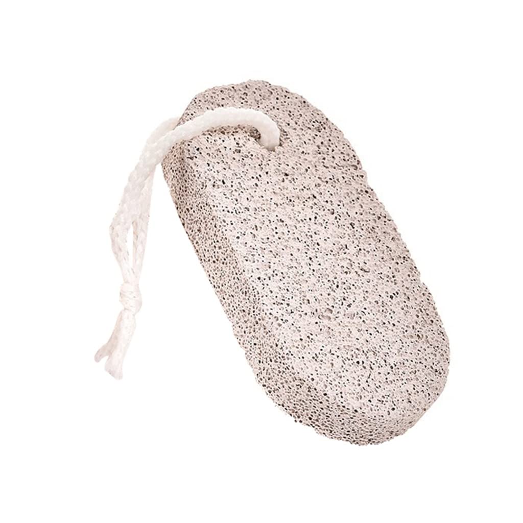 LEEC Pumice Stone for Feet - Exfoliating Foot Scrubber for Dead Skin, Callus & Cracked Heels - Gentle Pedicure Tool for Smooth & Soft Feet - Perfect for Bath, Shower & Home Spa Care