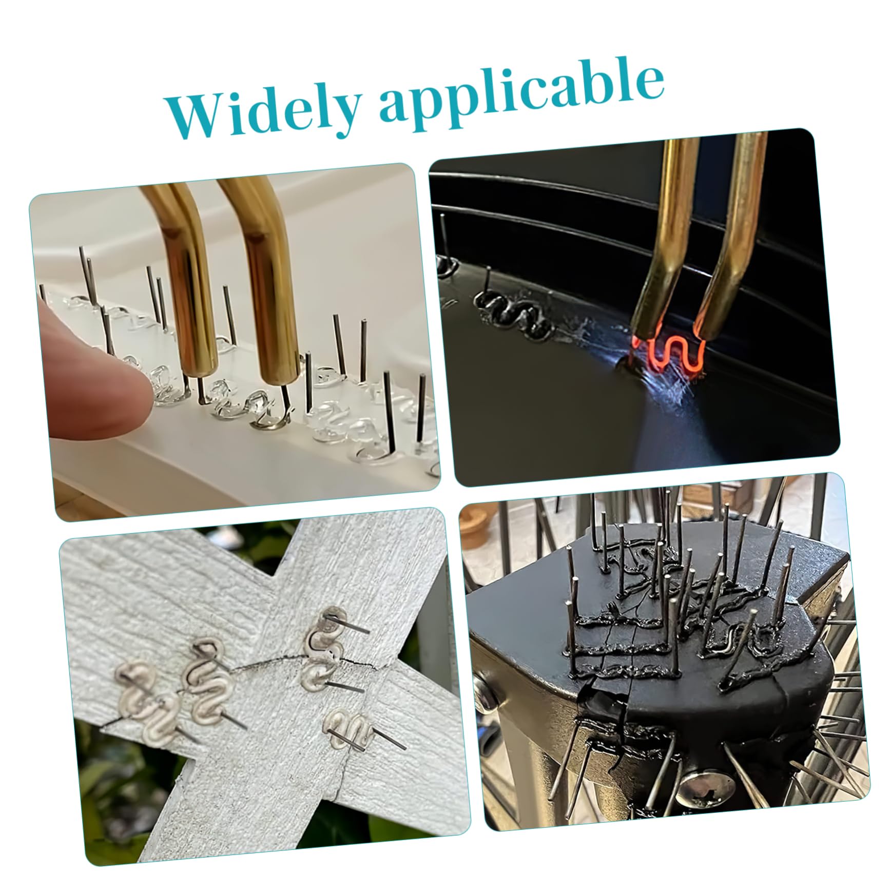 IMIKEYA 500pcs Car Bumper Repair Kit - Bumper Welding Rods, Staples & Electrodes for Easy Auto Body Repairs - Professional Brazing Wire & Repair Stick for DIY Car Bumper Fixes - Perfect for Dent Removal, Crack Repair & Wave Damage Restoration