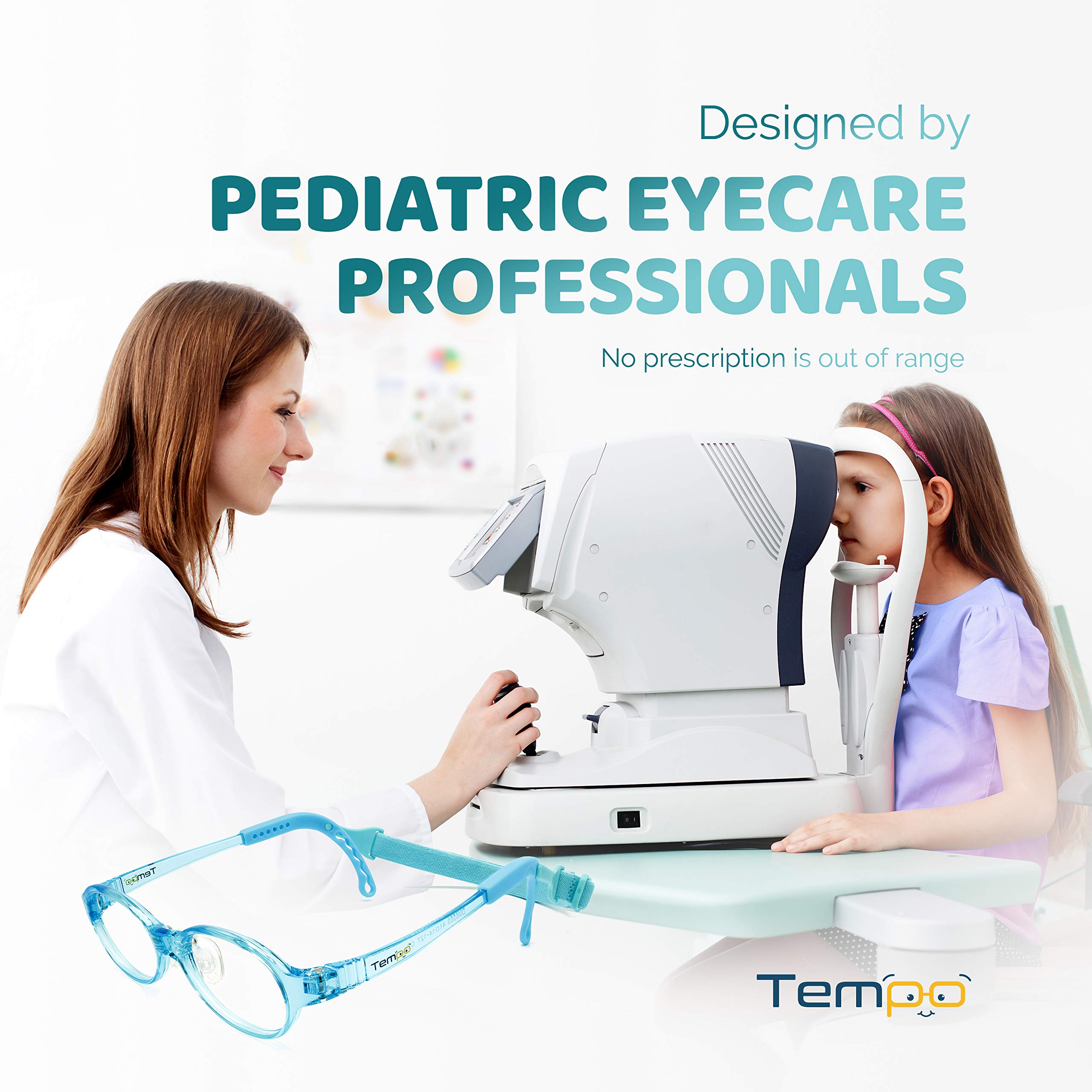Adjustable Kids Glasses with Prescription - Durable Children's Eyeglasses for Boys & Girls - Perfect for School, Reading, and Outdoor Activities