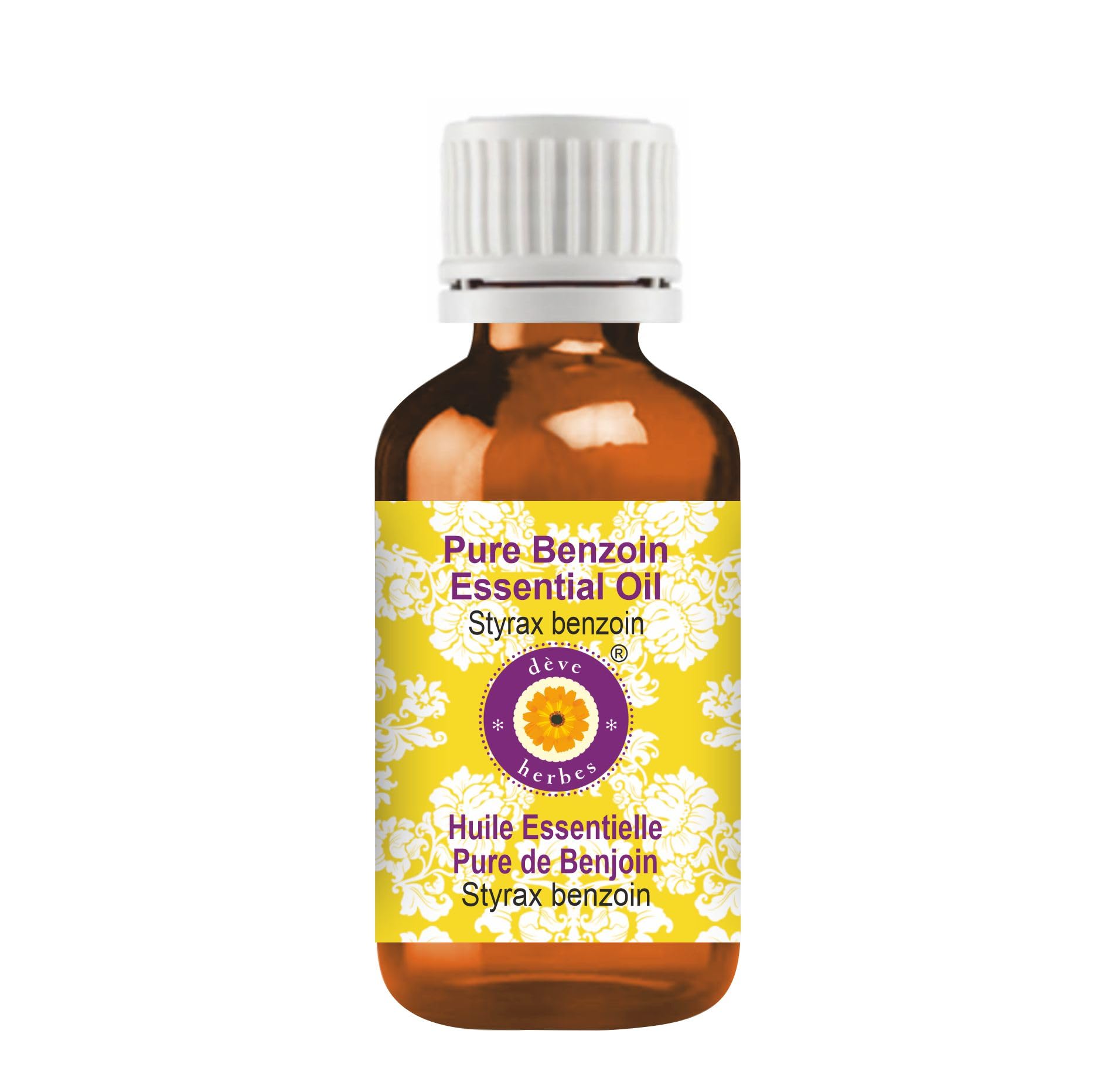 Pure Benzoin Essential Oil (Styrax benzoin) 10ml - Steam Distilled, 100% Natural Aromatherapy Oil for Relaxation, Skin Care & Home Fragrance