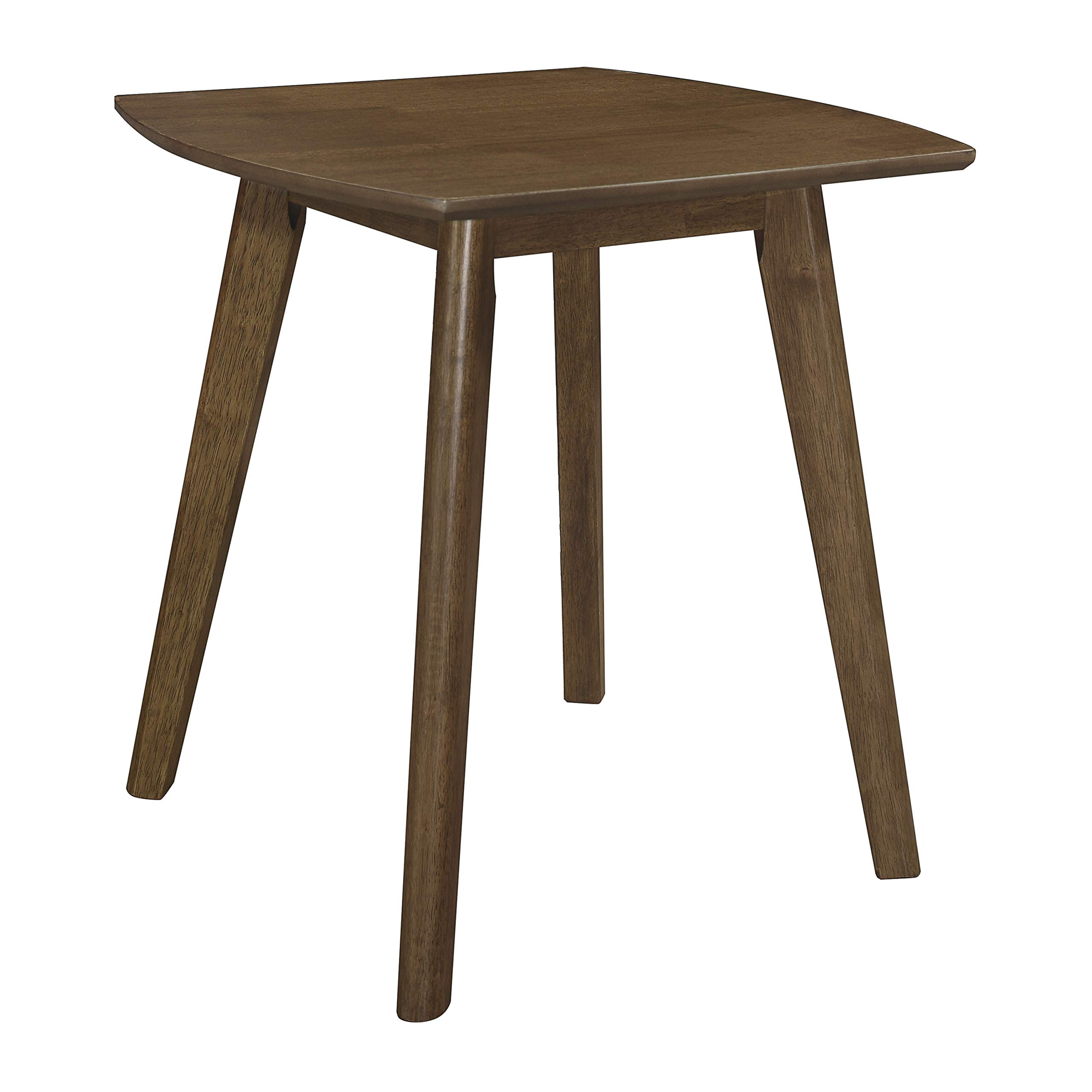 Lexicon Elle 3-Piece Walnut Occasional Table Set - Side Table, Coffee Table & End Table for Living Room, Bedroom & Office Decor