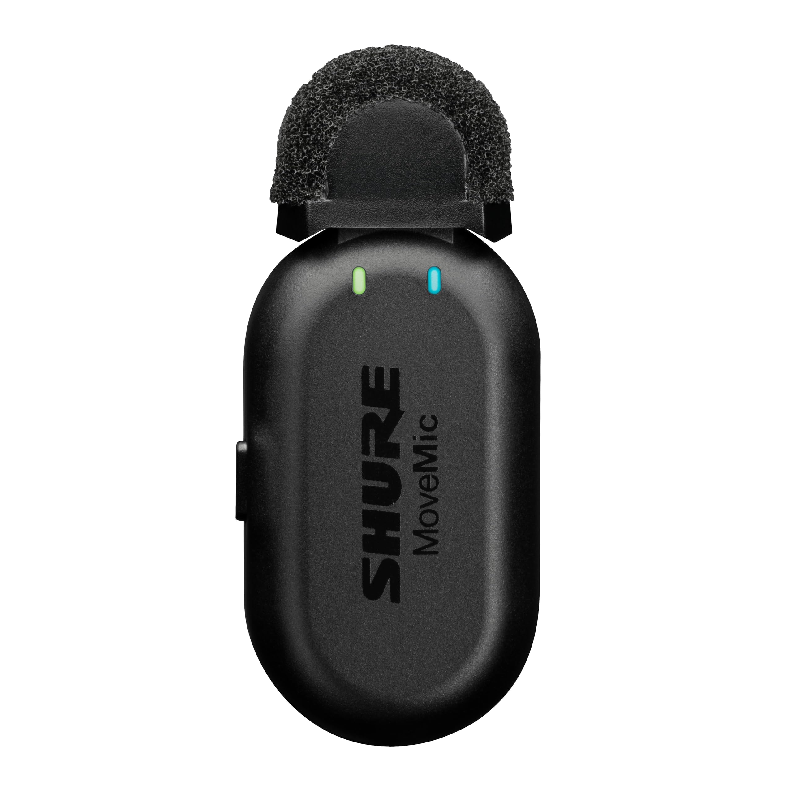 Shure MoveMic One - Professional Wireless Lavalier Microphone for iPhone & Android | Bluetooth Clip-on Mic with 24-Hour Battery, Quick Setup & IPX4 Water Resistance | Perfect for Podcasting, Vlogging, Interviews & Live Streaming (MV-ONE-Z7)