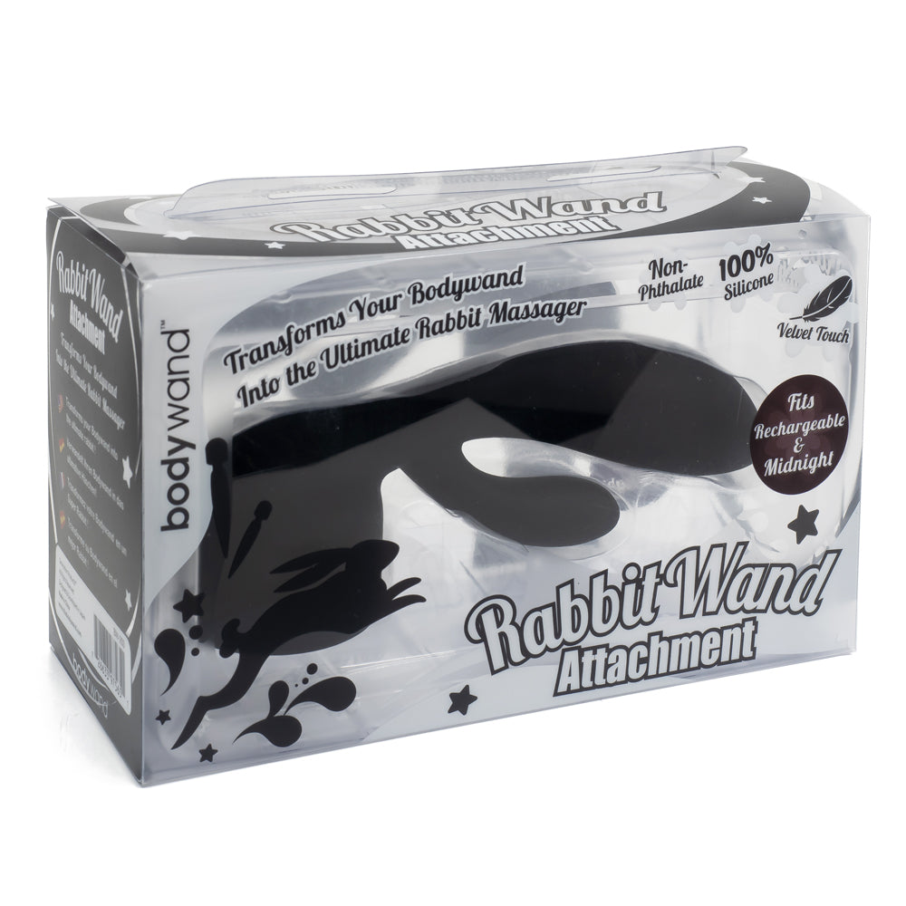 Bodywand Rabbit Wand Attachment - Compatible with Rechargeable & Midnight Series - Enhance Your Personal Massage Experience at Home or Travel