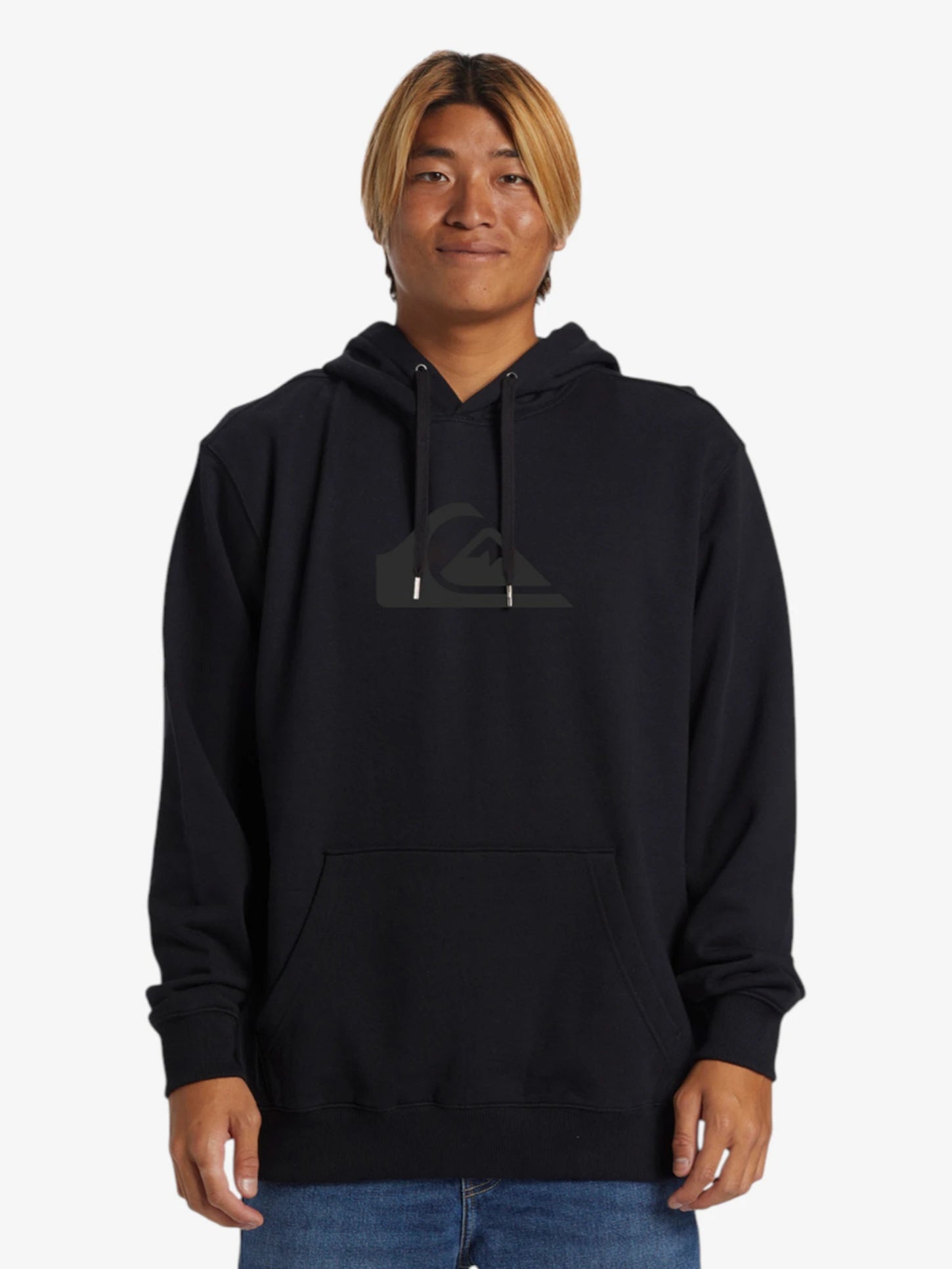 Quiksilver Men's Mountain Wave Hoodie - Black | Warm & Comfortable Pullover for Outdoor Activities, Hiking, and Casual Wear