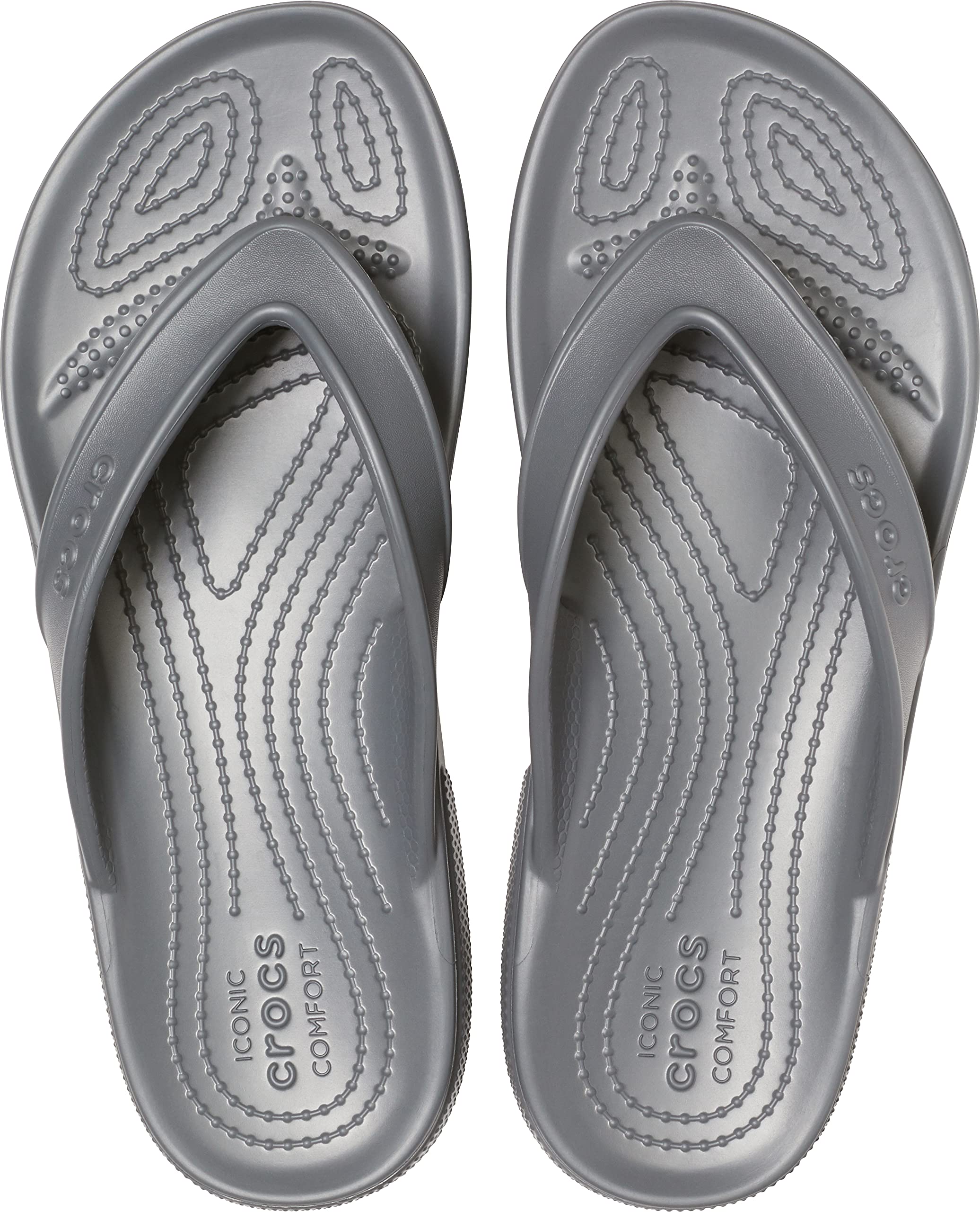 Crocs Classic II Flip Flops for Men & Women - Comfortable Lightweight Beach Sandals with Arch Support | Perfect for Pool, Beach, Vacation & Summer Outdoor Activities