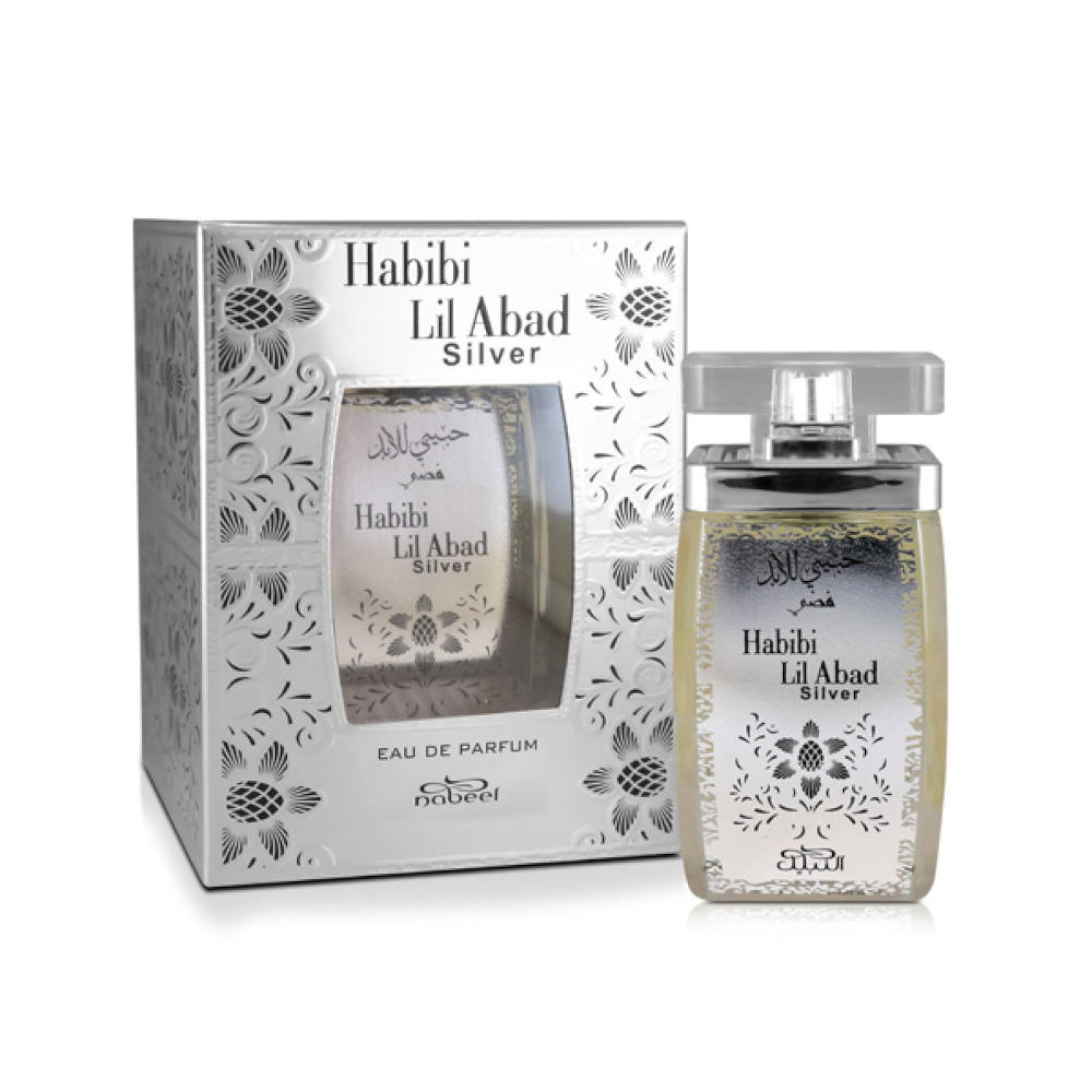 Habibi Lil Abad Silver Eau de Parfum 100ml - Premium Long-Lasting Fragrance for Men & Women | Perfect for Date Nights, Special Occasions & Daily Wear
