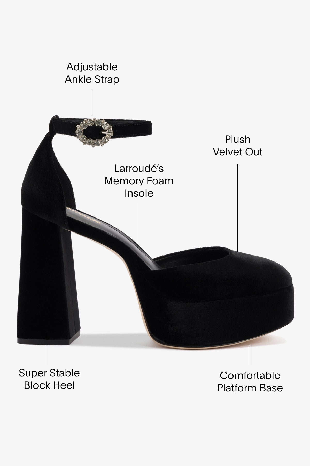 Ari Pump Women's Black Velvet Heels - Elegant Pointed Toe High Heels for Party, Wedding & Evening Events