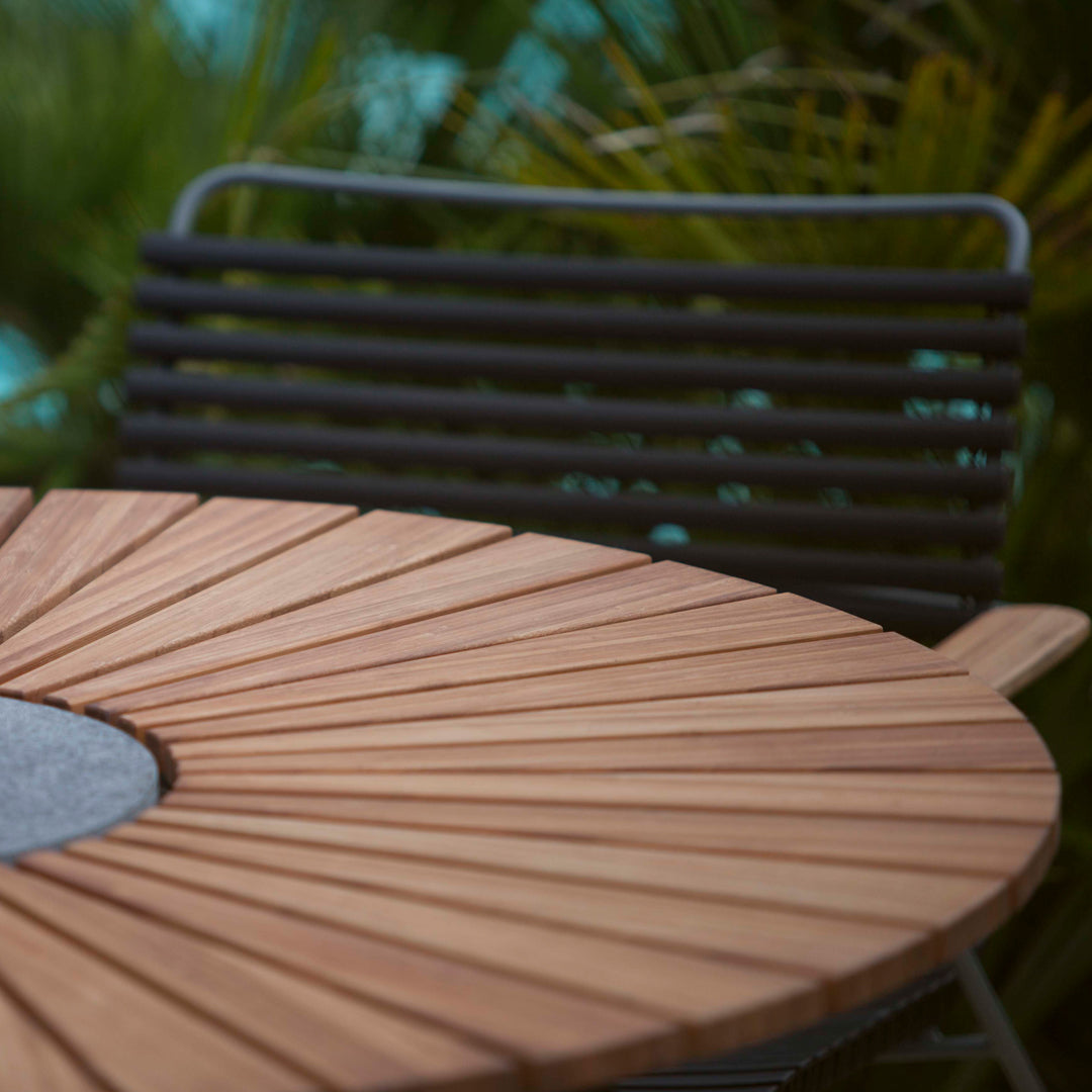 Premium Round Outdoor Patio Table - Durable Weather-Resistant Garden Dining Set for Backyard, Deck, Poolside & BBQ Gatherings