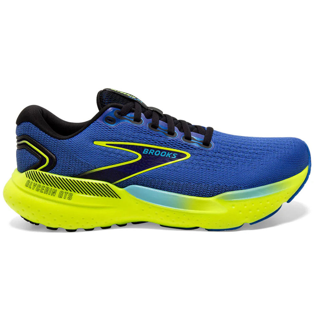 Brooks Glycerin GTS 21 Running Shoes for Men - Premium Cushioned Support for Road Running, Jogging & Gym Workouts