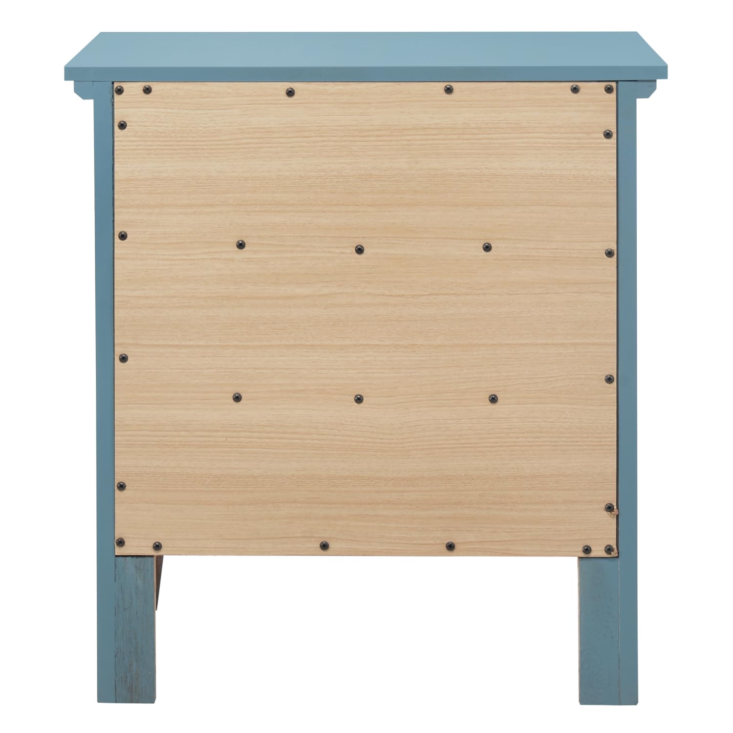 Hammond 3-Drawer Teal Nightstand with Storage - Modern Bedside Table for Bedroom, Living Room & Office - PF-G5480-N