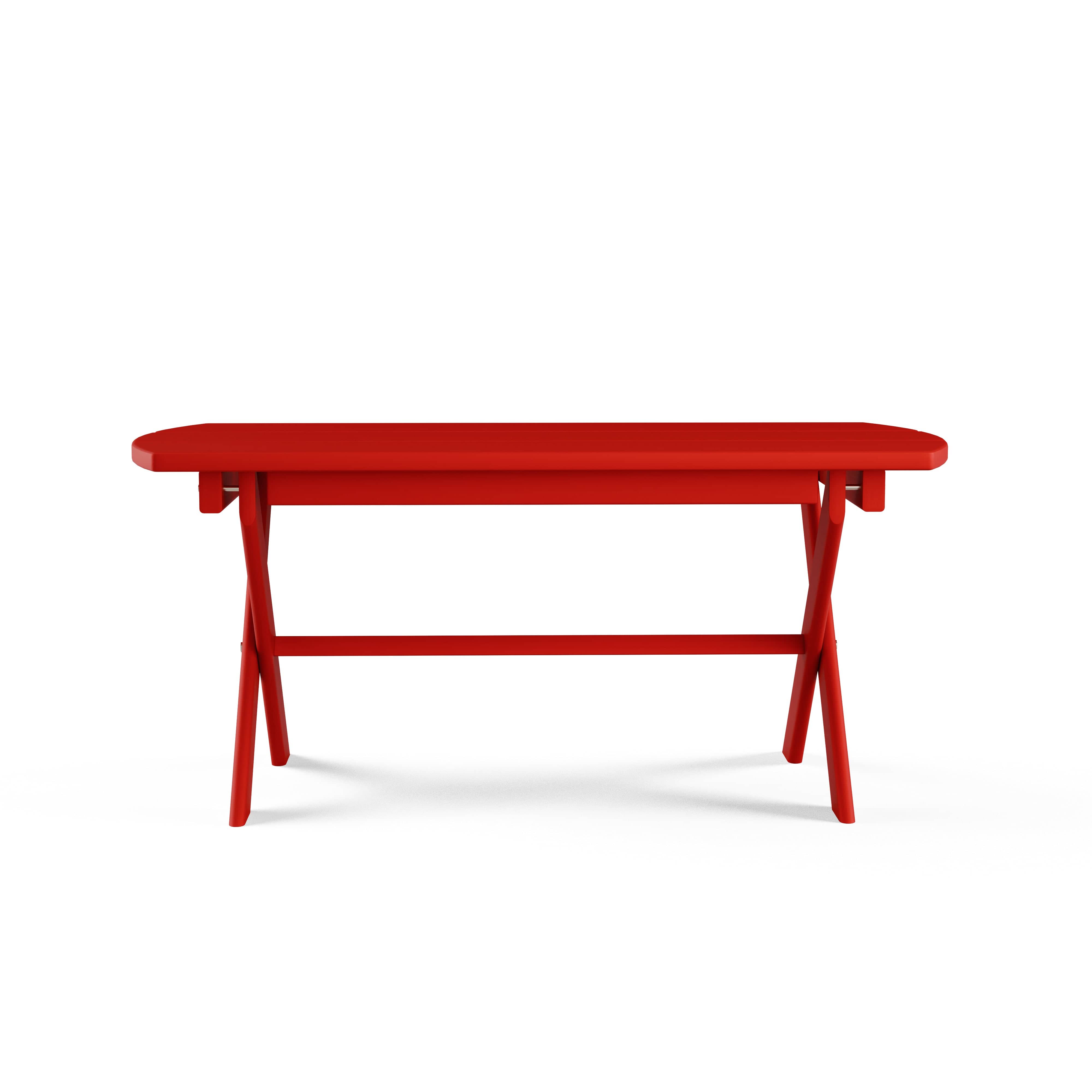 Keystone Amish Co. Solid Wood Folding Oval Coffee Table - Handcrafted Rustic Furniture for Living Room, Small Spaces & Outdoor Use