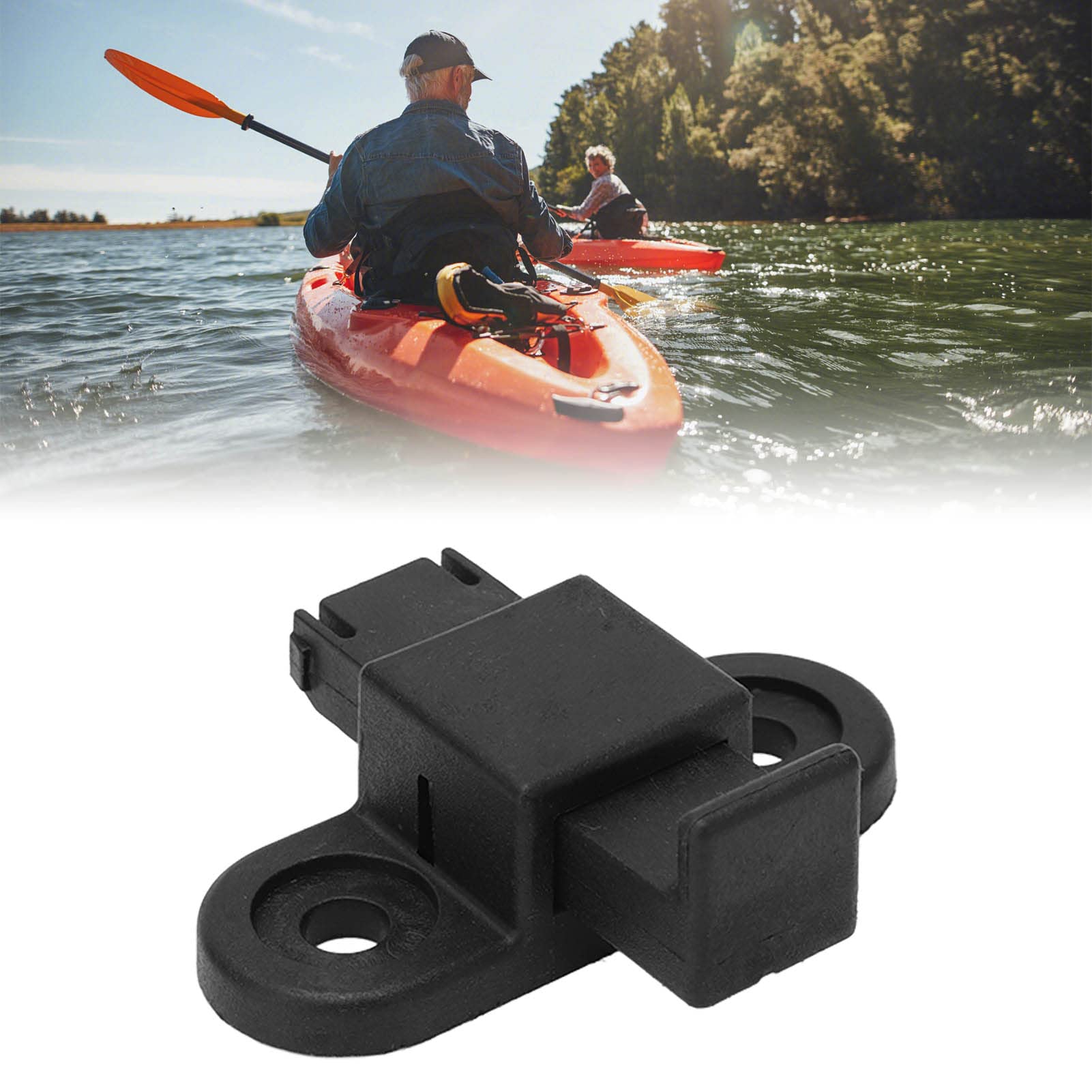 ABS Kayak Quick Release Slide Lock - Foot Pedal for Canoe & Fishing Boats - Water Sports Accessories