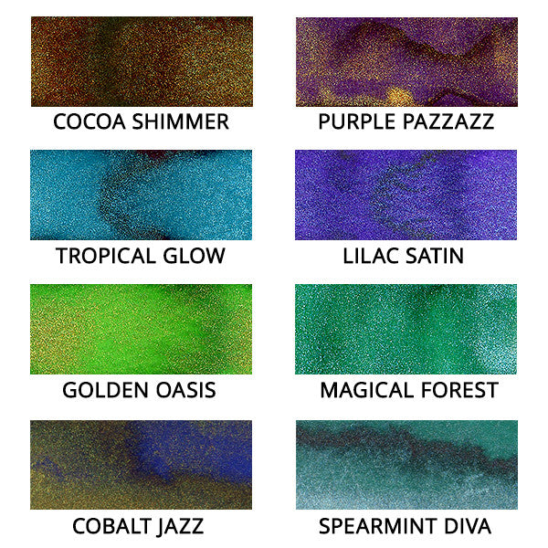 Diamine Shimmering Ink 50ml - Metallic Calligraphy & Fountain Pen Ink for Artistic Writing, Journaling, and Creative Projects