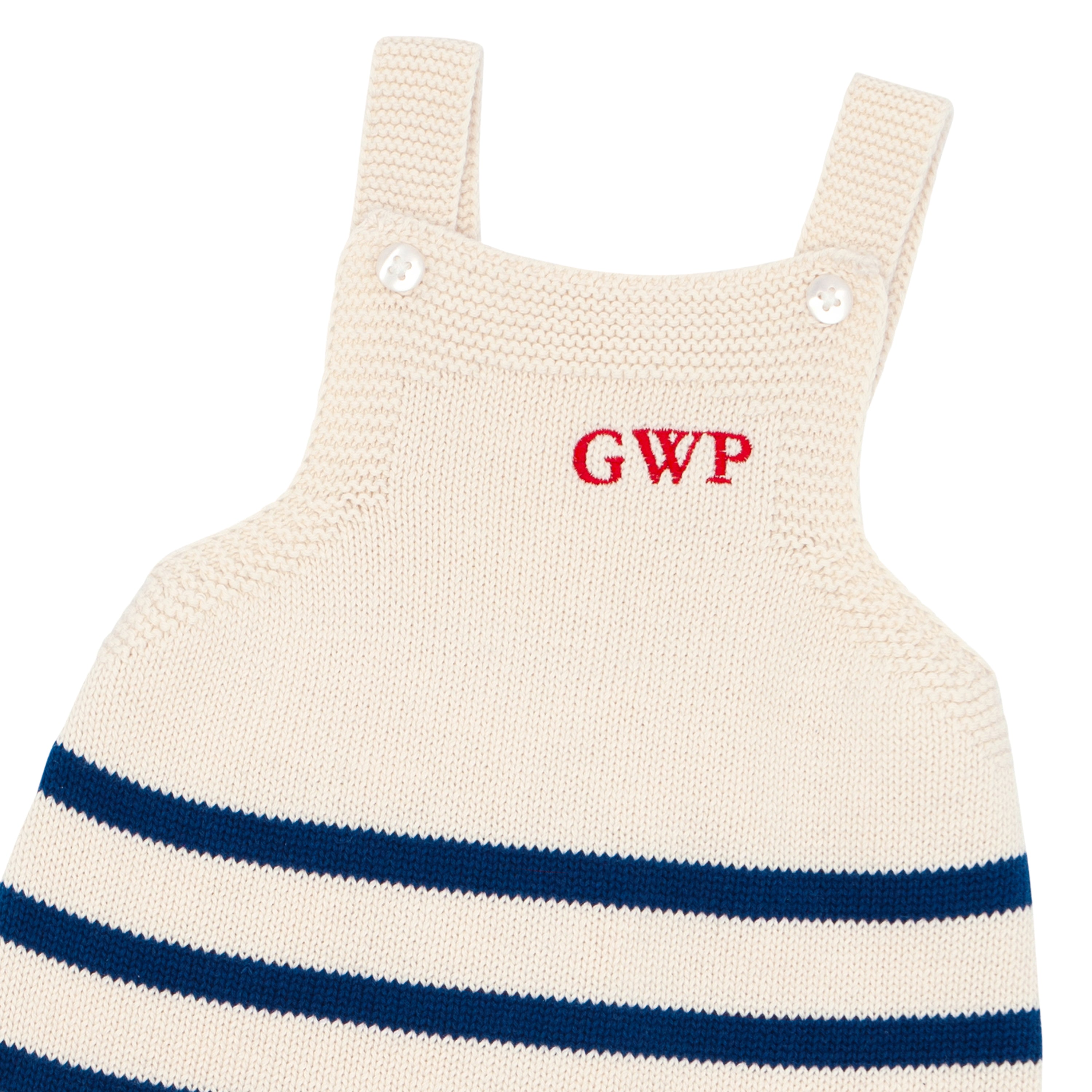 Baby Breton Stripe Short Overalls - Adorable & Comfortable Baby Romper for Boys & Girls - Perfect for Playtime, Outings & Photo Shoots