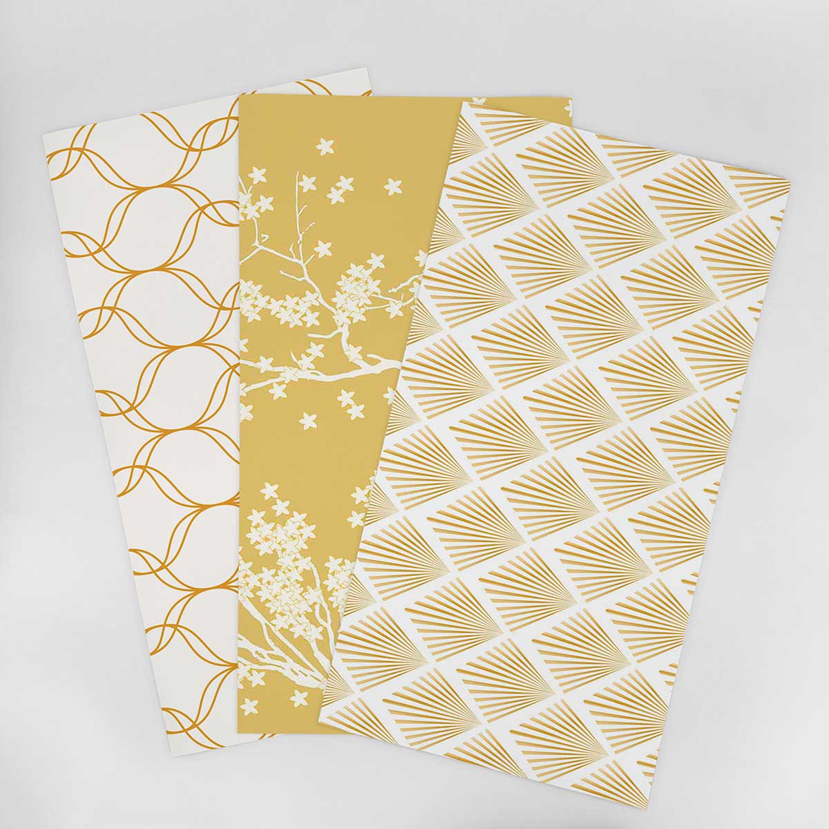 Yellow and Beige Wallpaper Samples for Living Room - Peel & Stick Removable Wall Decor - Perfect for Bedroom, Nursery, and Home Office