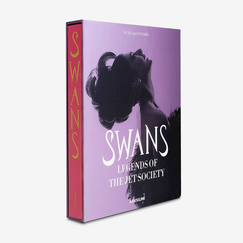 Assouline Swans: Legends of the Jet Society Hardcover Book - Luxury Lifestyle & Aviation History Coffee Table Decor for Home & Office