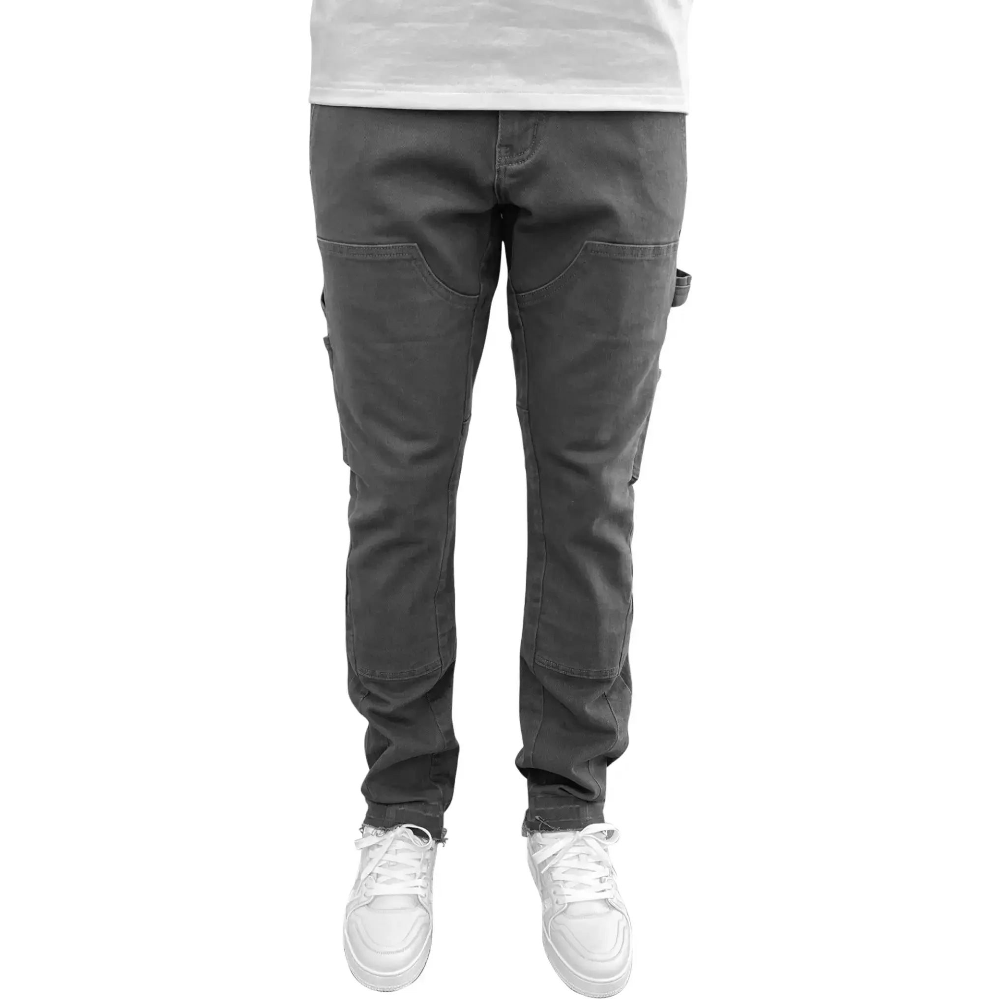 SIARR Rio Jeans for Women - High Waist Grey Denim Pants - Comfortable Stretch Skinny Jeans for Casual Wear, Office & Night Out
