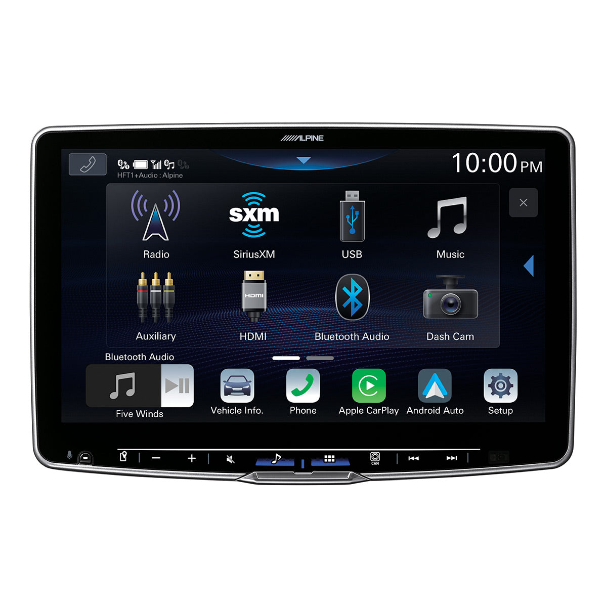 Alpine iLX-F511 Halo11 11-Inch High Resolution Digital Multimedia Car Stereo Receiver - Perfect for Car Audio Upgrades & In-Vehicle Entertainment