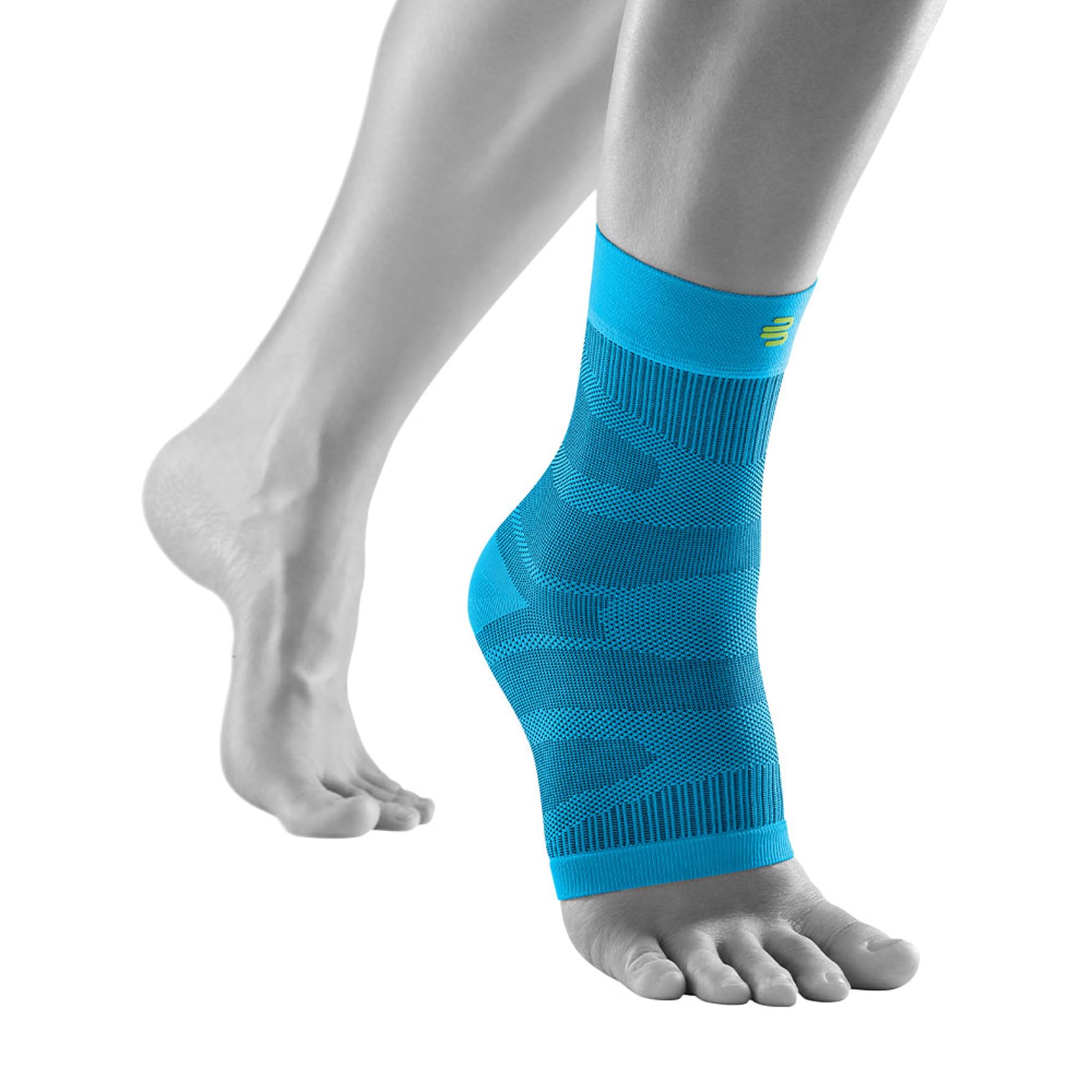 Bauerfeind Sports Compression Ankle Support Sleeve - Unisex Left/Right Ankle Brace for Running, Basketball, Soccer & Fitness - Rivera Small Size - Ideal for Injury Prevention & Recovery