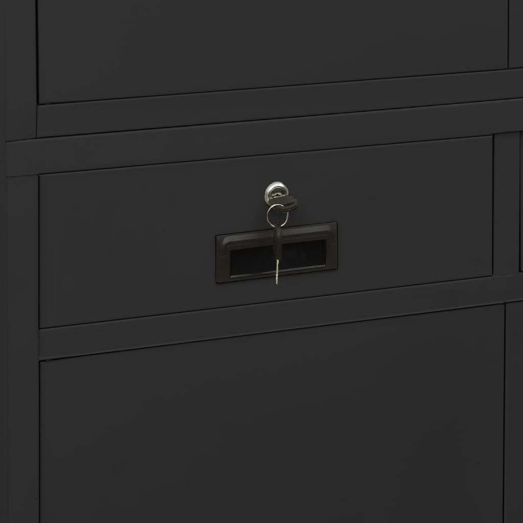Steel File Cabinet with Lock - 35.4