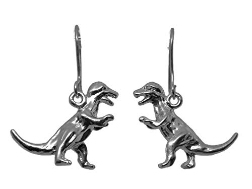 925 Sterling Silver T-Rex Dinosaur Earrings for Women - Handmade Dainty Jewelry Gift for Her - Perfect for Birthday, Anniversary & Everyday Wear