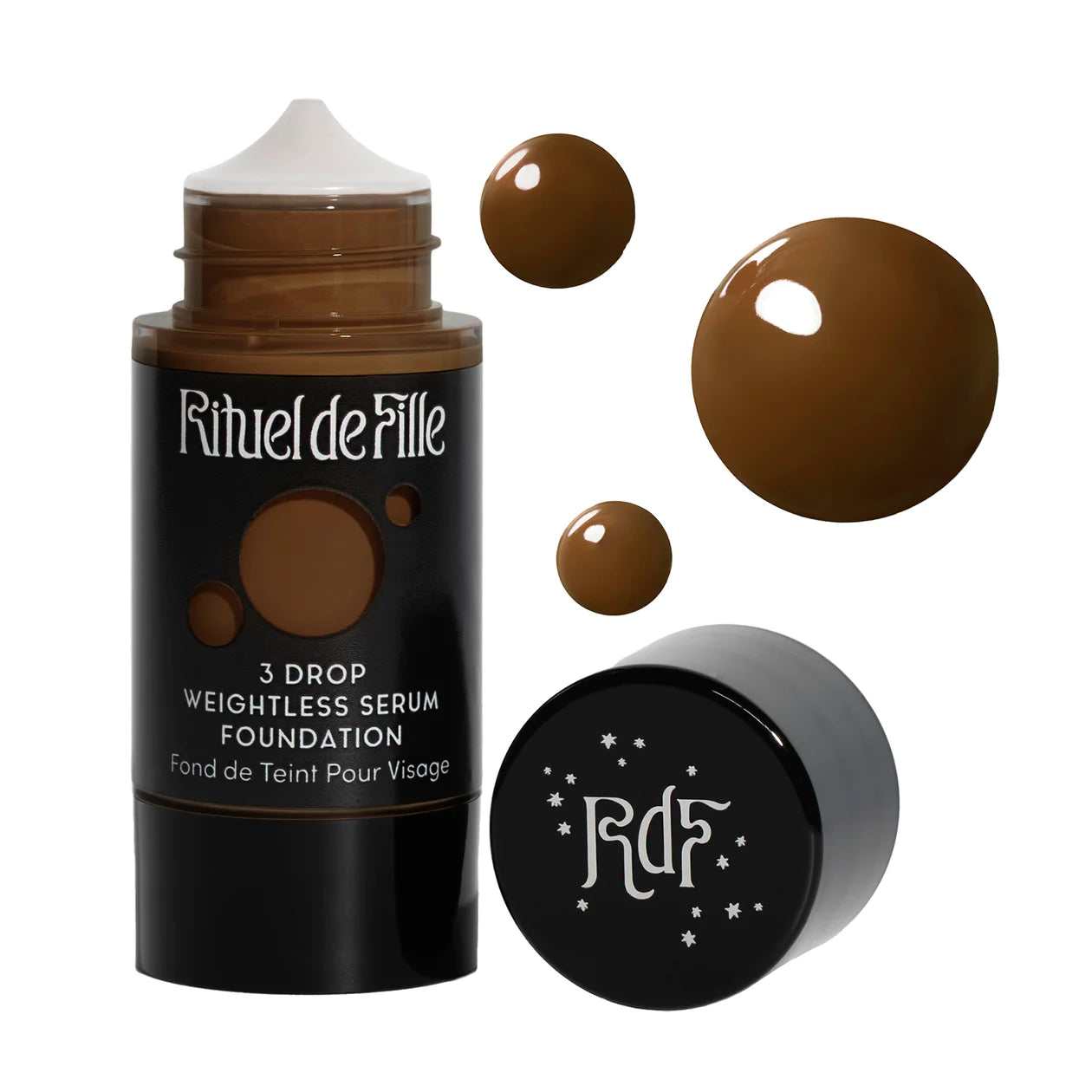 Rituel De Fille 3 Drop Weightless Serum Foundation - Lightweight Liquid Makeup with Buildable Coverage for Flawless Skin | Perfect for Daily Wear & Special Occasions