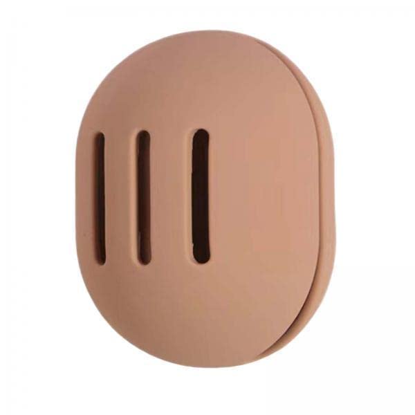 Milageto 2-Pack Makeup Brush Holder Organizer - Khaki Color for Vanity, Bathroom & Travel Storage