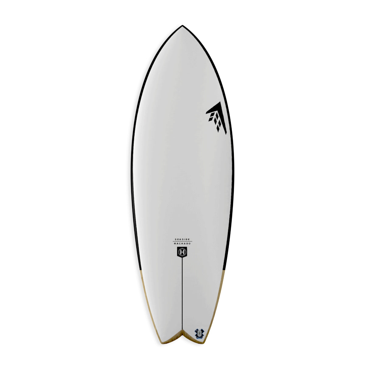 Machado Seaside 5'7 Surfboard with AWT Technology and Futures Fins - Perfect for Small Waves and Beach Breaks