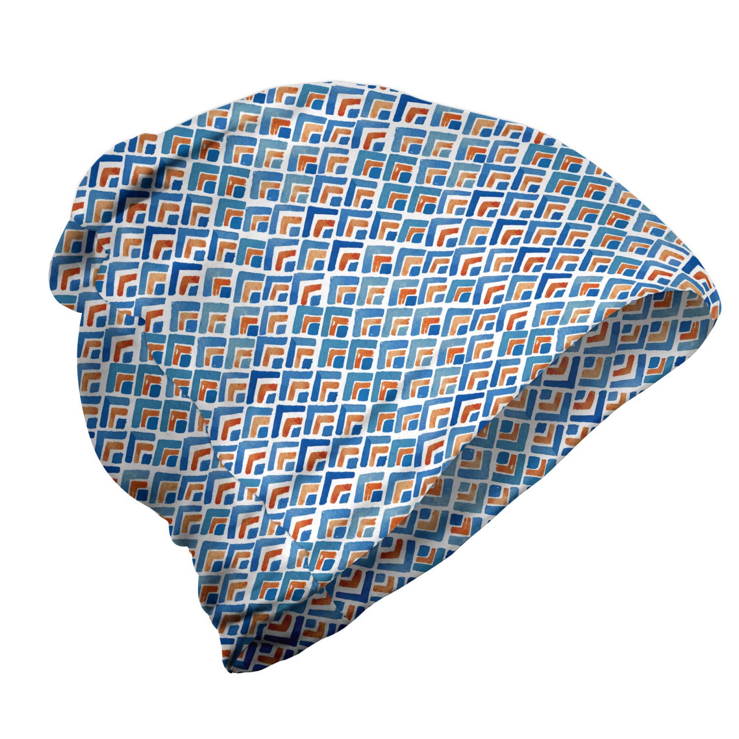 Ambesonne Unisex Beanie - Stylish Chevron Watercolor Design for Men & Women - Warm Winter Hat for Hiking, Camping & Outdoor Activities