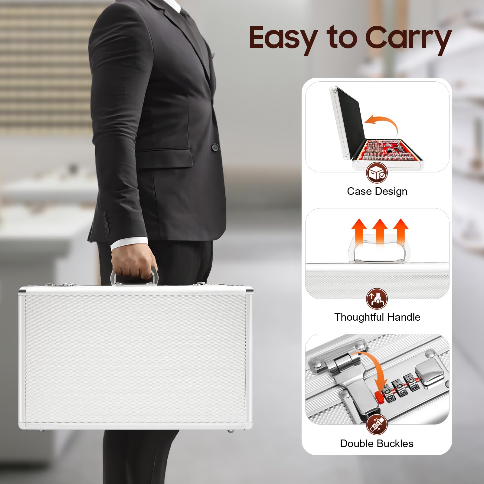 **Professional Optometry Rim Case Kit - 266 Lenses & 1 Trial Frame - Prescription Optical Lenses for Nearsightedness - Eye Protection Accessories for Optometrists & Vision Testers - Perfect for Home & Clinic Use**    *(Use Case: Ideal for optometrists, vision clinics, and home eye care to test and correct nearsightedness with precision.)*