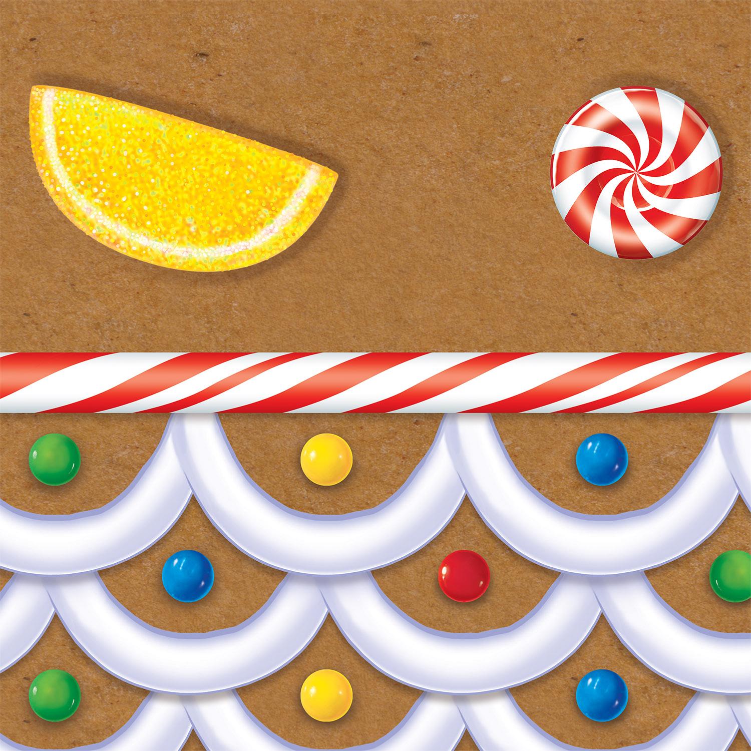 12 Pack Beistle Christmas Gingerbread House Table Covers - Holiday Party Decorations for Dining Table, Kitchen, Buffet & Festive Gatherings
