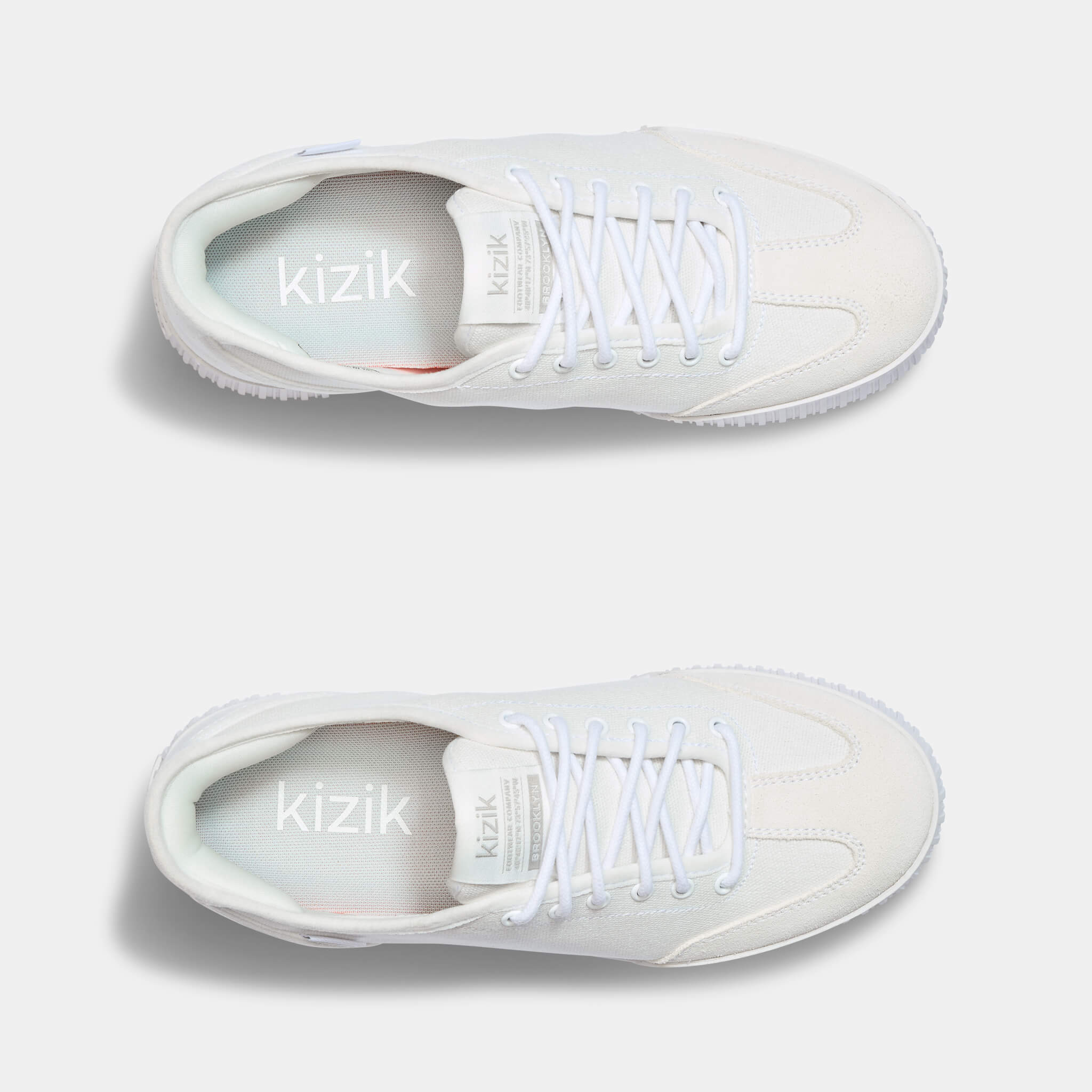 Women's Brooklyn Sneakers - Bright White Casual Shoes for Walking, Running & Everyday Wear | Comfortable & Stylish Footwear for Women
