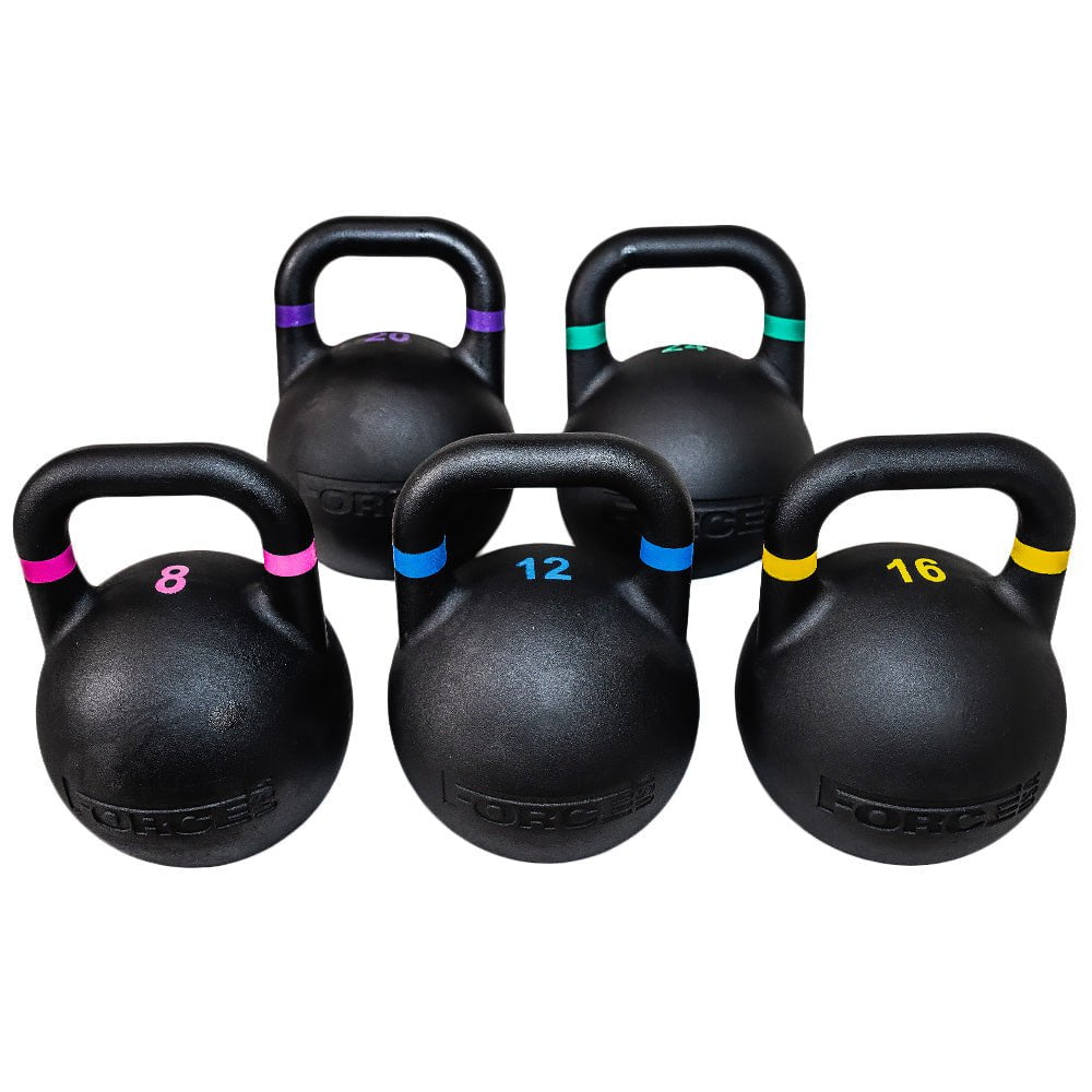 Force USA Competition Kettlebells V3 - Professional Grade Cast Iron Kettlebell for CrossFit, HIIT & Strength Training - Perfect for Home Gym & Fitness Studio Workouts
