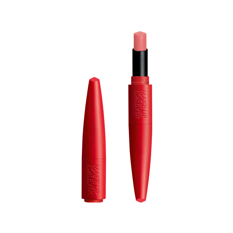 208 Dynamic Punch Rouge Artist For Ever - Long-Lasting Matte Lipstick, Vegan & Cruelty-Free Makeup for Bold Lips | Perfect for Parties, Date Nights & Special Occasions