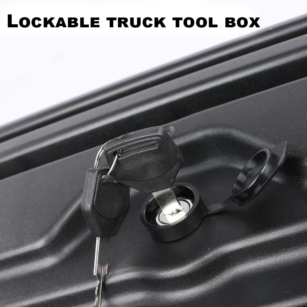 Lockable Right Side Truck Bed Storage Box & Tool Box for 2017-2023 Ford F-250 F-350 Super Duty | Secure Drawer Organizer | Perfect for Camping Gear, Work Tools & Off-Road Accessories