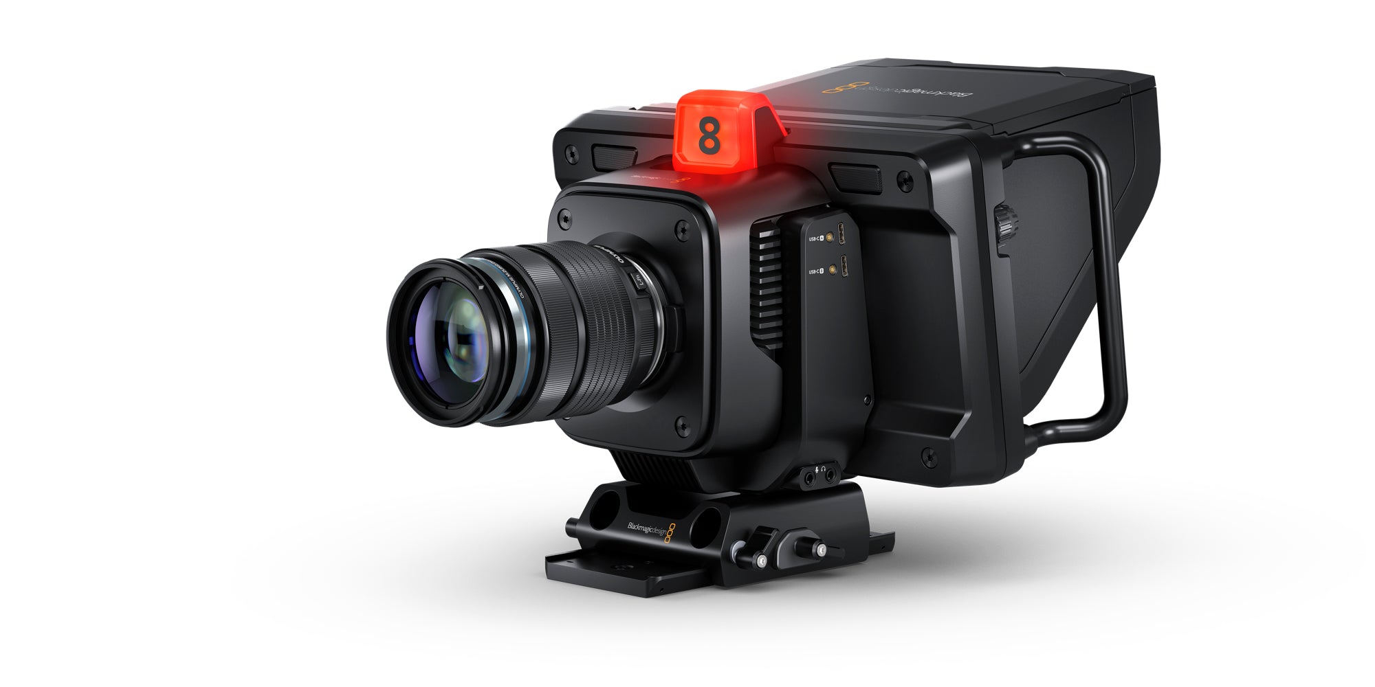 Blackmagic Studio Camera 4K Plus - Professional 4K Live Streaming Camera with Ultra HD Video for YouTube, Twitch & Studio Production | Perfect for Vloggers, Gamers & Content Creators